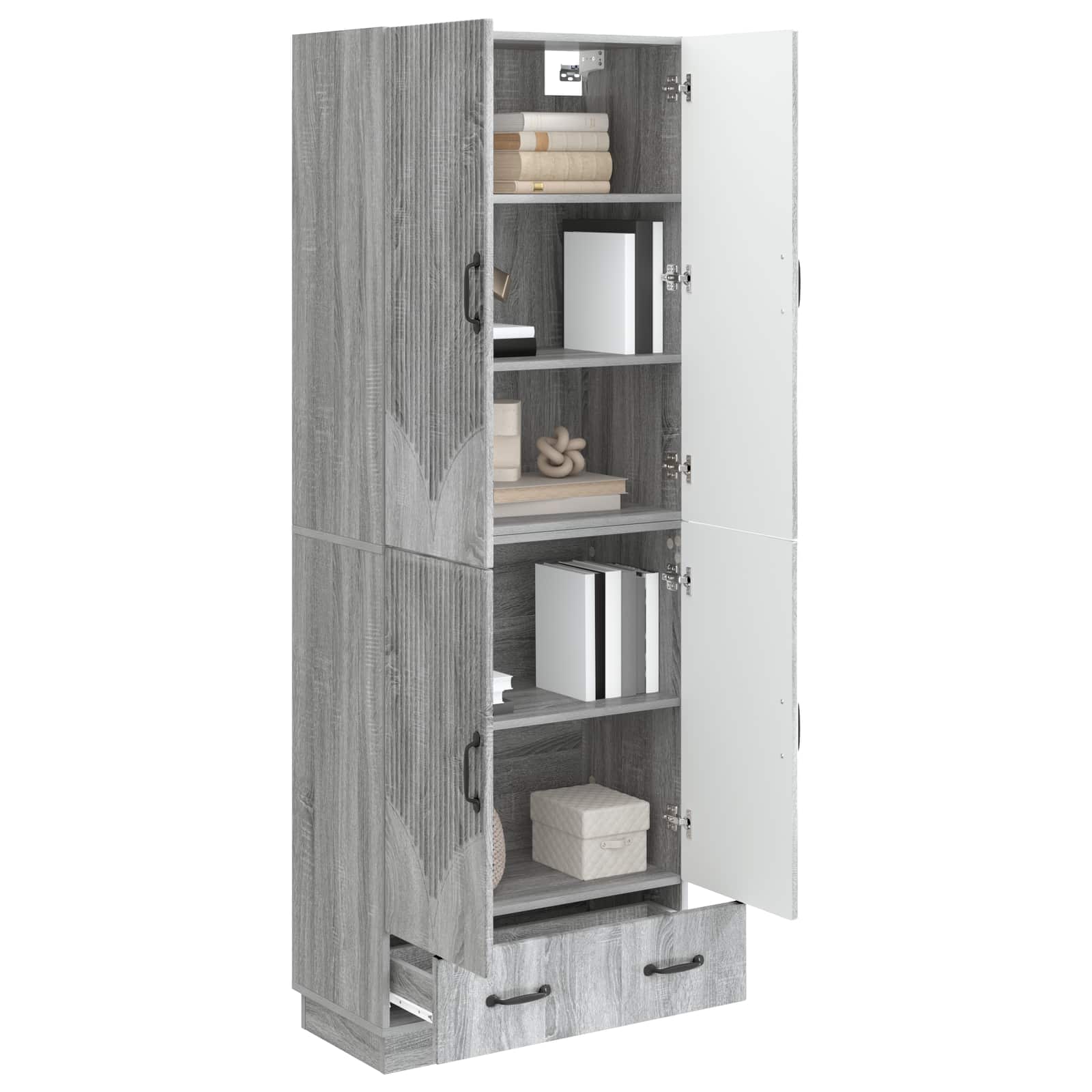Ensemble de Meubles 2 pcs Sonoma gris Bois d'ingénierie - XIOS