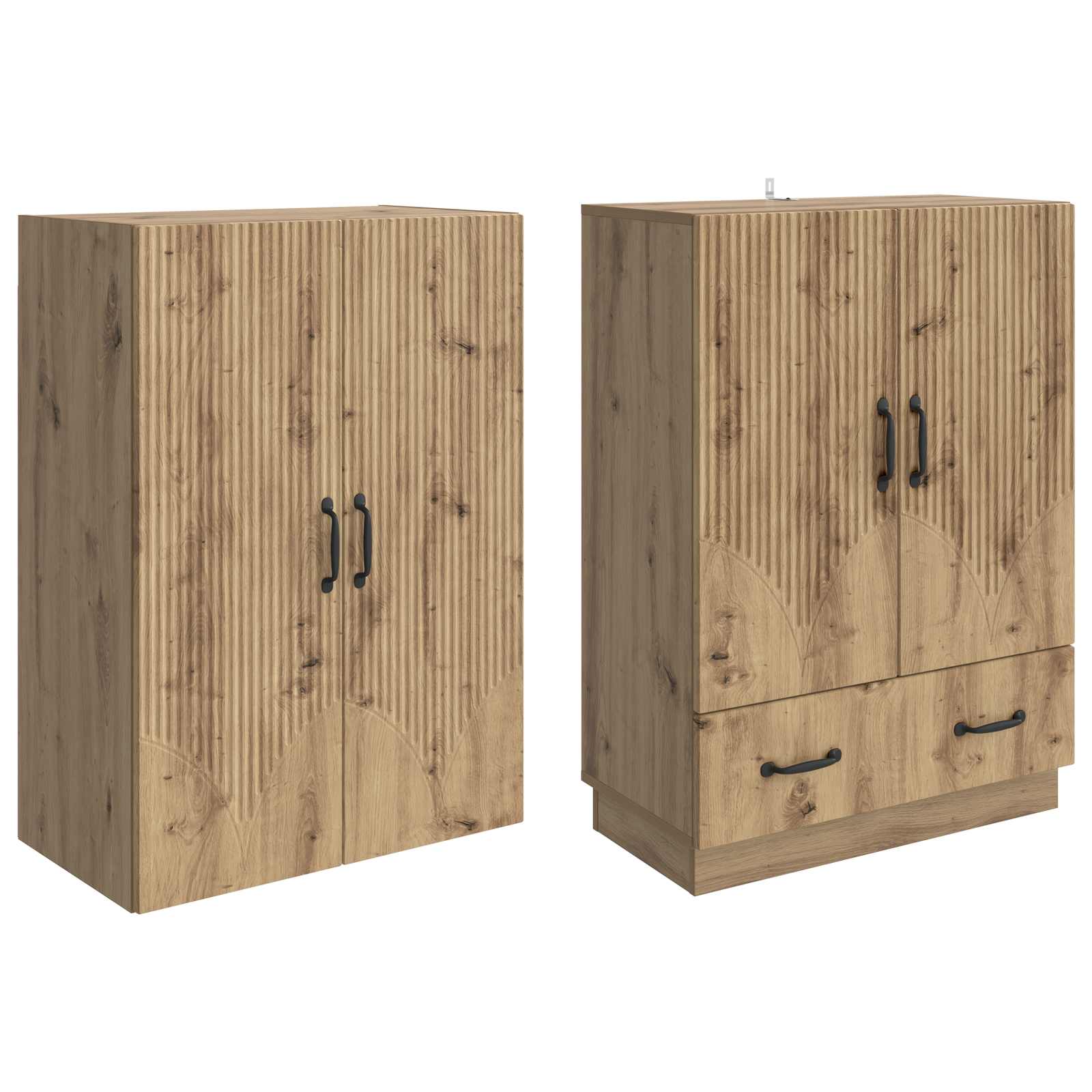 Ensemble de Meubles 2 pcs Chêne artisanal Bois d'ingénierie - XIOS