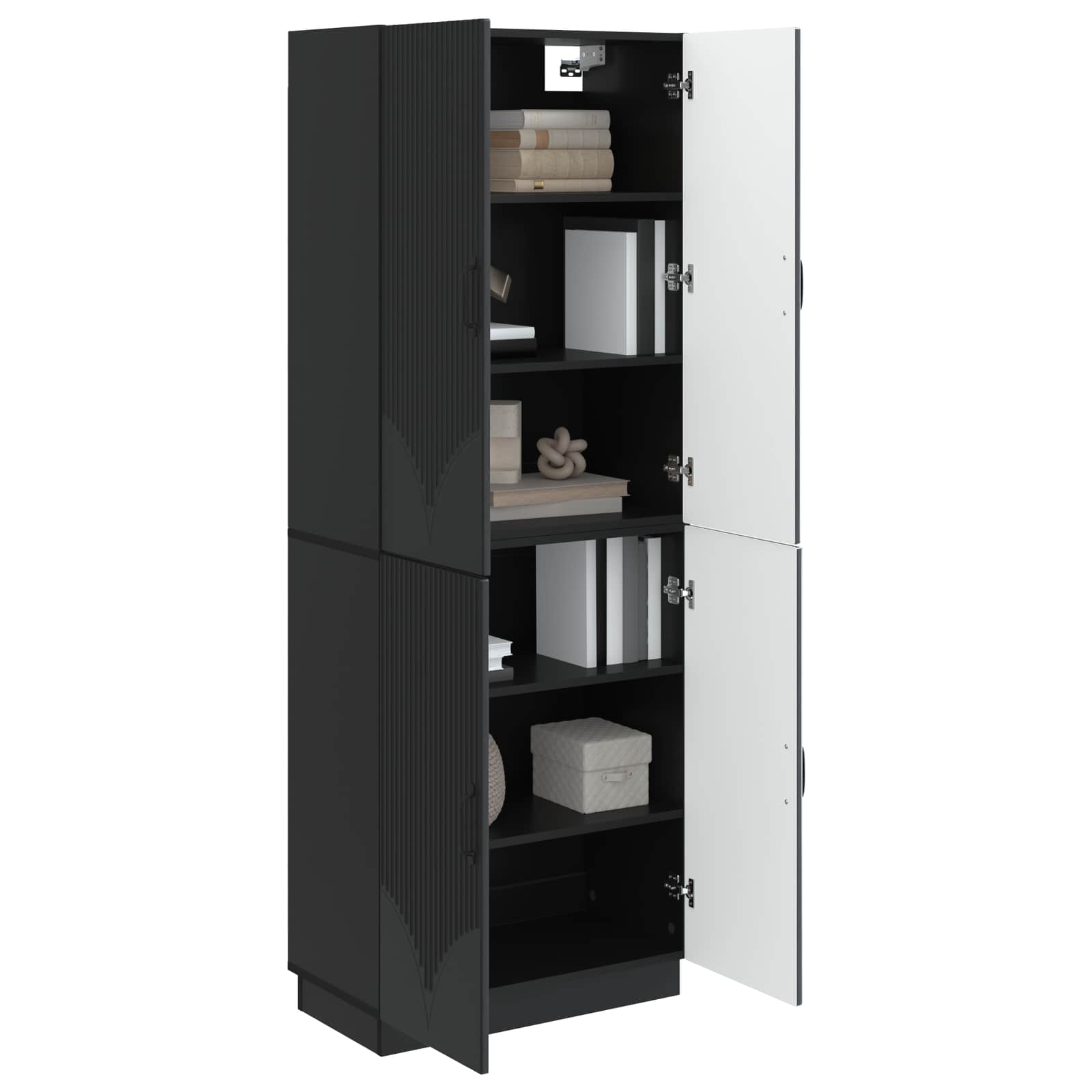 Ensemble de Meubles 2 pcs Noir Bois d'ingénierie - XIOS