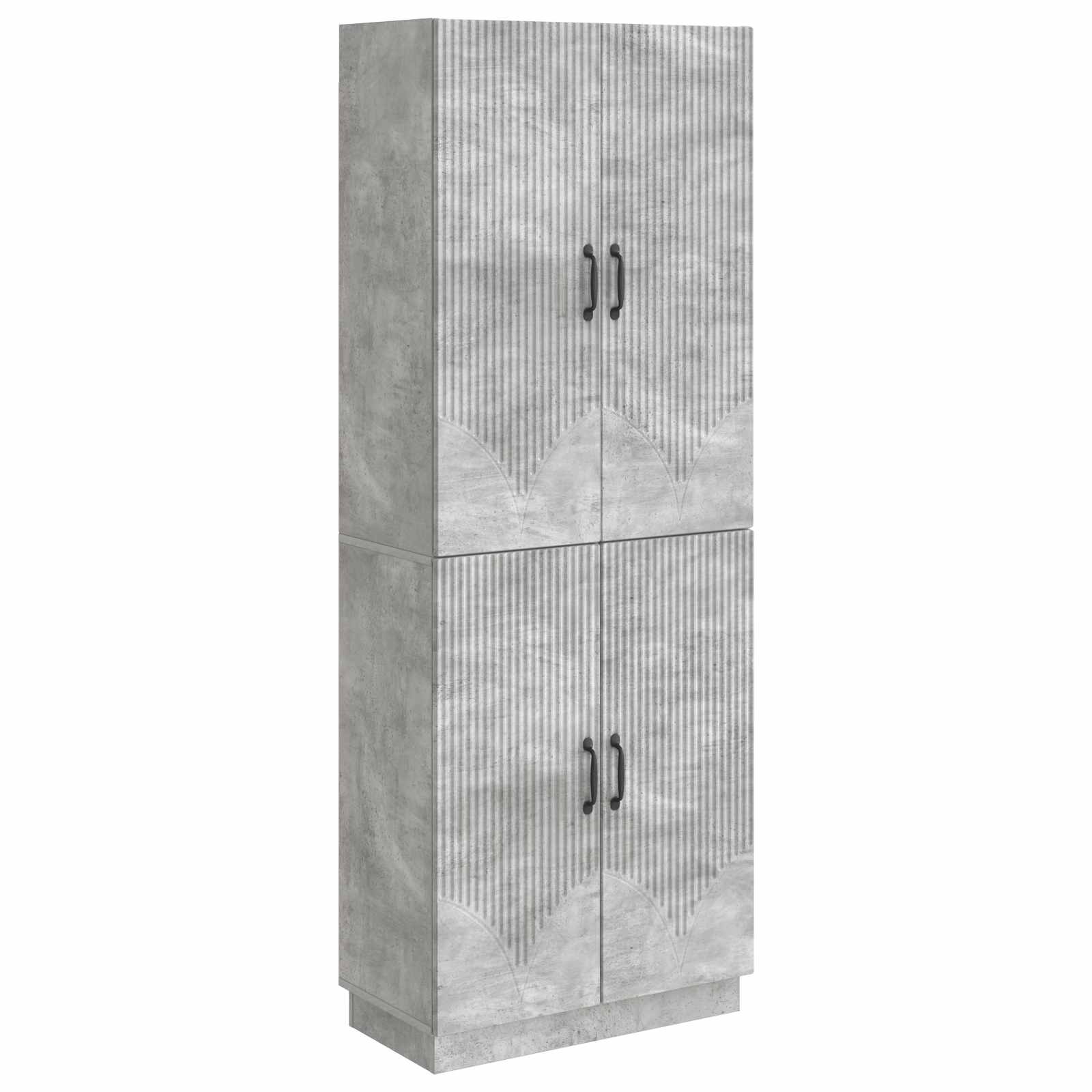 Ensemble de Meubles 2 pcs Gris béton Bois d'ingénierie - XIOS