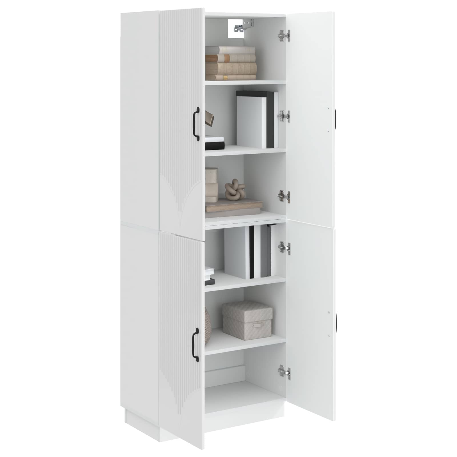 Ensemble de Meubles 2 pcs Blanc brillant Bois d'ingénierie - XIOS