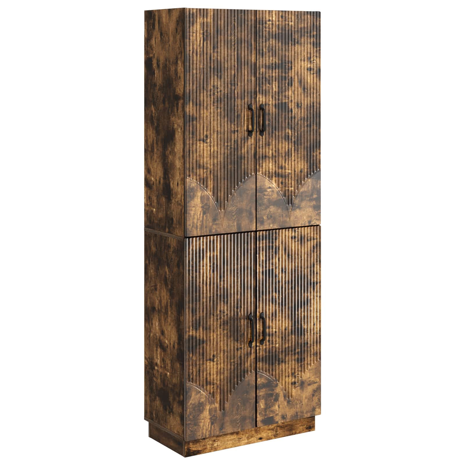 Ensemble de Meubles 2 pcs Chêne fumé Bois d'ingénierie - XIOS