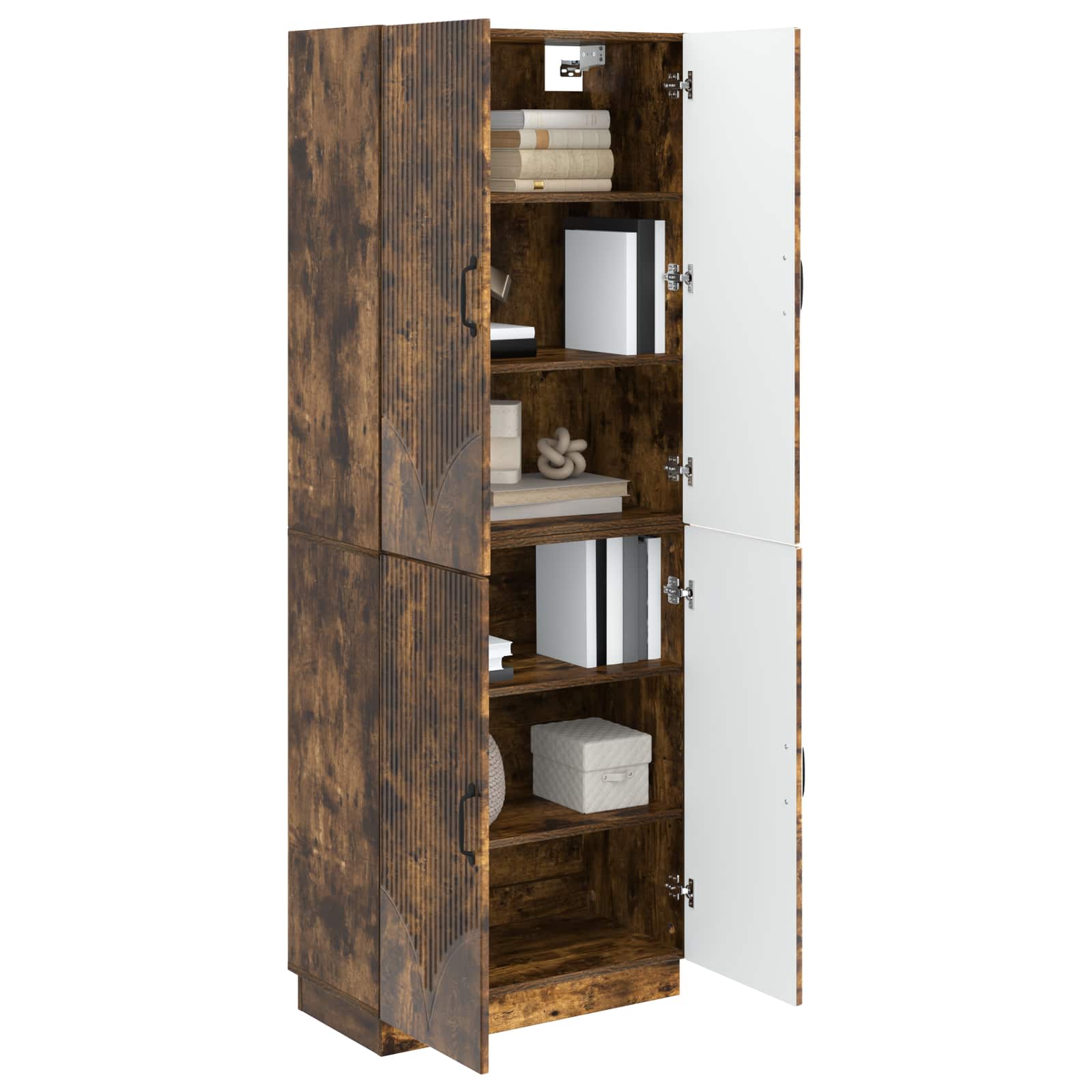 Ensemble de Meubles 2 pcs Chêne fumé Bois d'ingénierie - XIOS