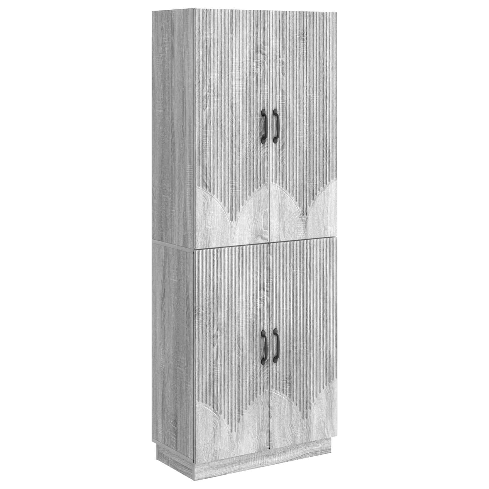 Ensemble de Meubles 2 pcs Sonoma gris Bois d'ingénierie