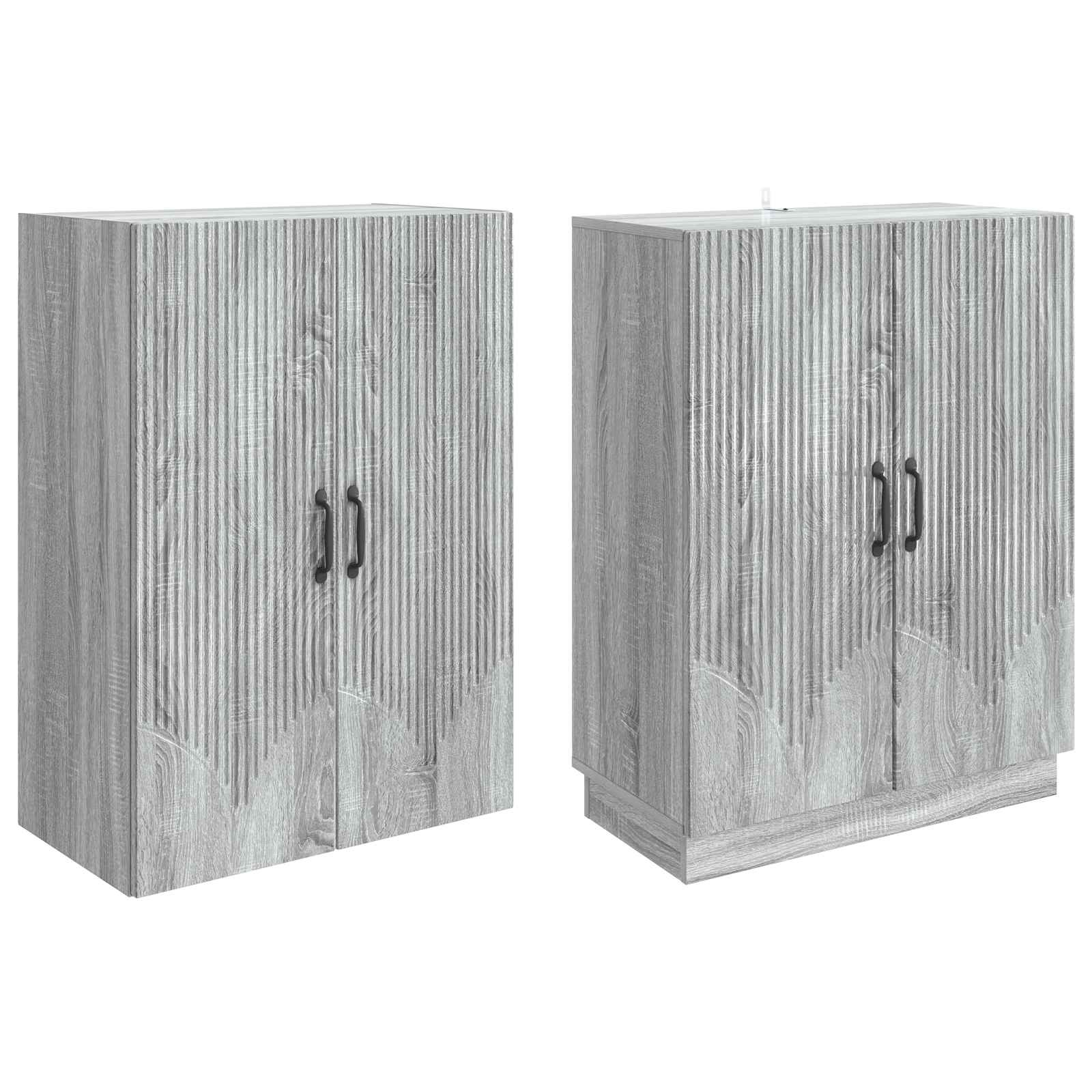 Ensemble de Meubles 2 pcs Sonoma gris Bois d'ingénierie
