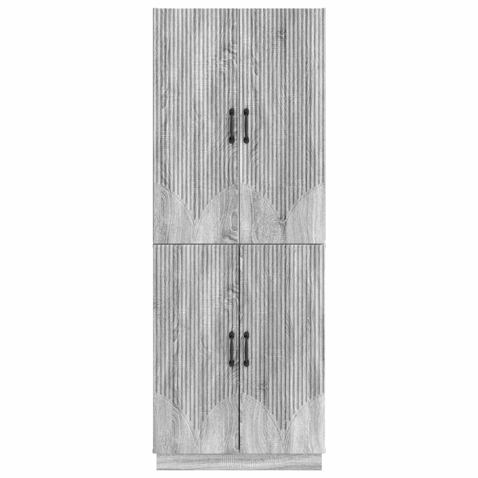Ensemble de Meubles 2 pcs Sonoma gris Bois d'ingénierie