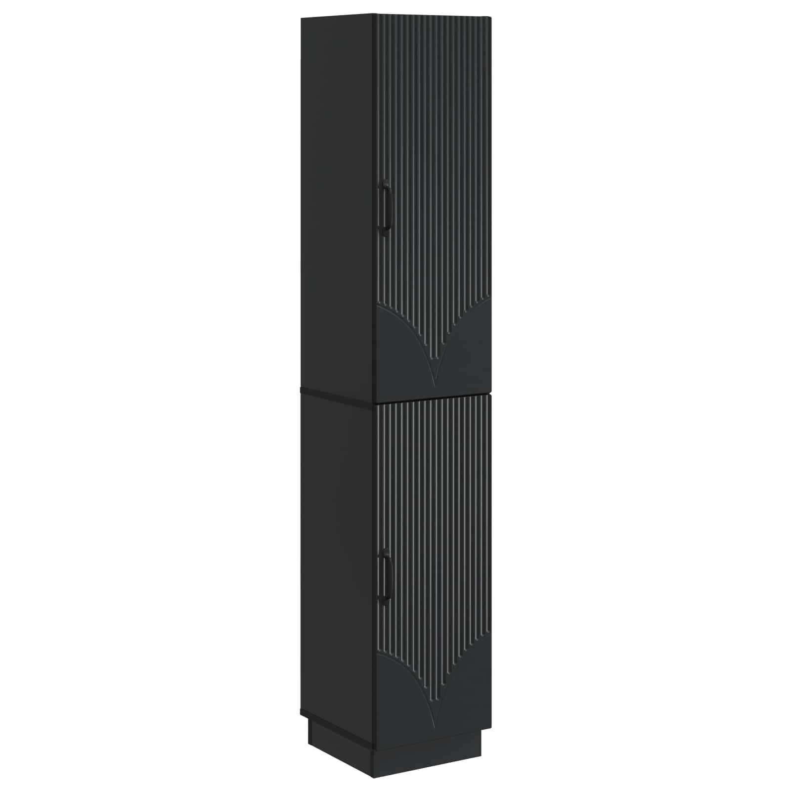 Ensemble de Meubles 2 pcs Noir Bois d'ingénierie - XIOS