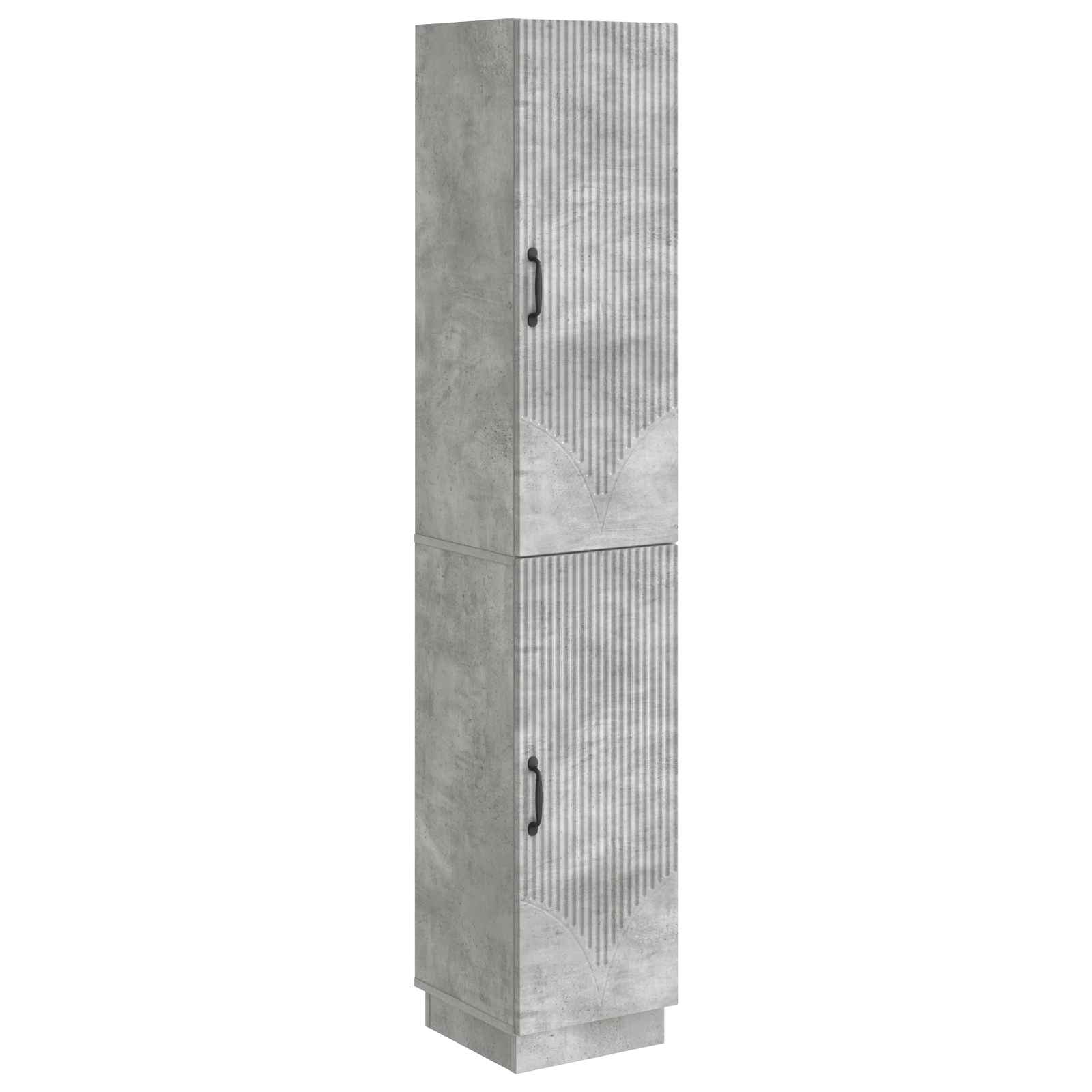 Ensemble de Meubles 2 pcs Gris béton Bois d'ingénierie - XIOS
