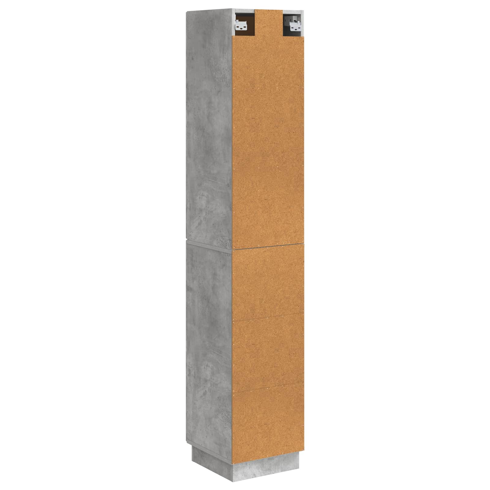 Ensemble de Meubles 2 pcs Gris béton Bois d'ingénierie - XIOS