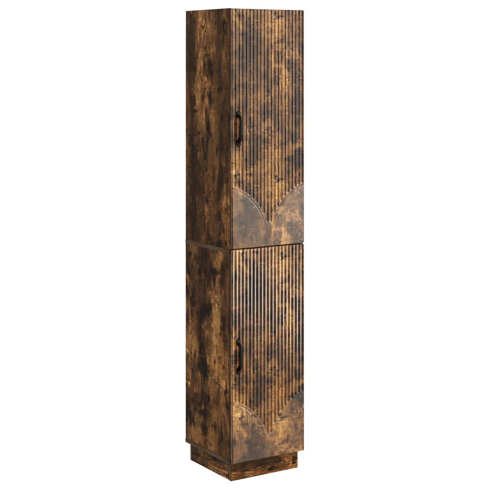 Ensemble de Meubles 2 pcs Chêne fumé Bois d'ingénierie - XIOS