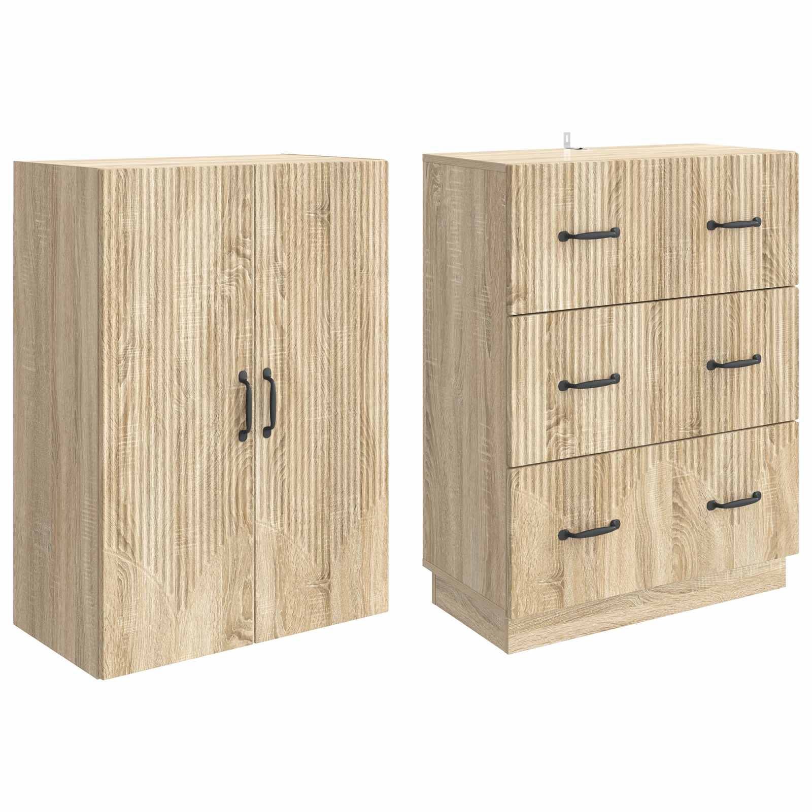 Ensemble de Meubles 2 pcs Chêne Sonoma 66 x 34,5 x 87 cm - XIOS