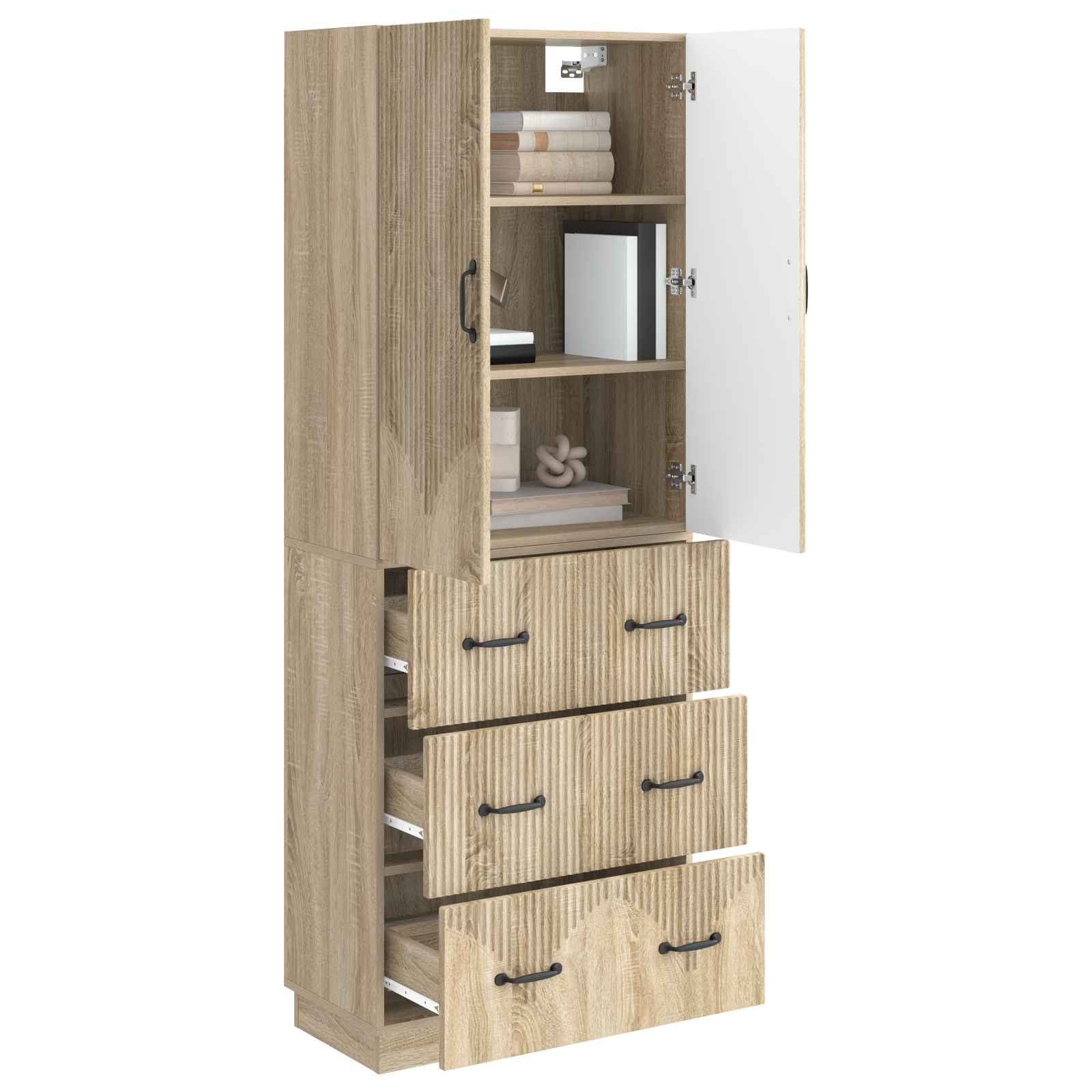 Ensemble de Meubles 2 pcs Chêne Sonoma 66 x 34,5 x 87 cm - XIOS