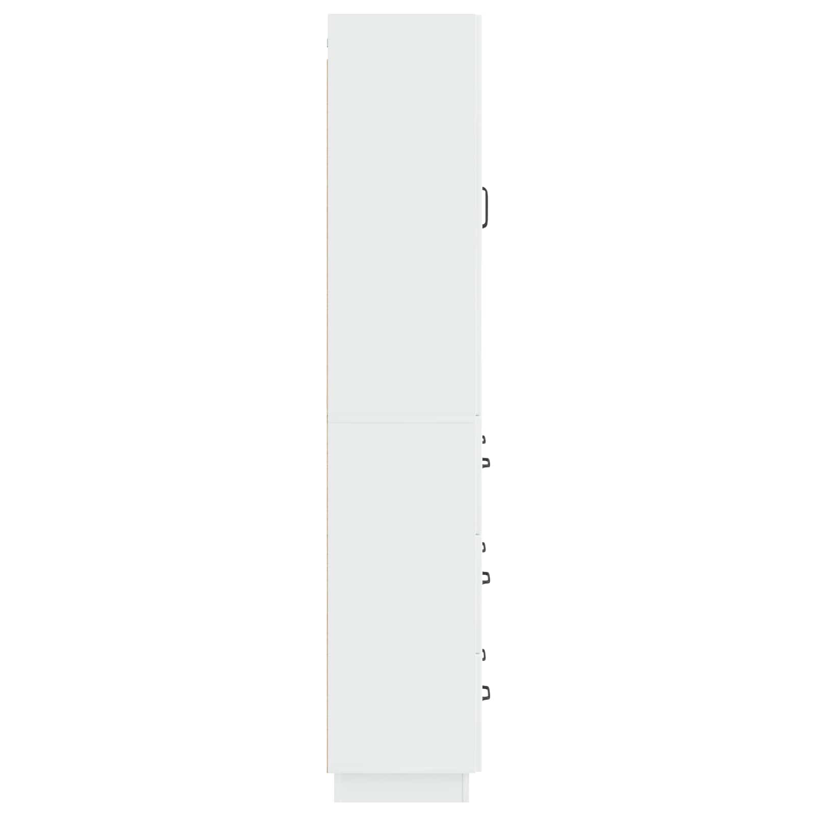 Ensemble de Meubles 2 pcs Blanc brillant 66 x 34,5 x 87 cm - XIOS