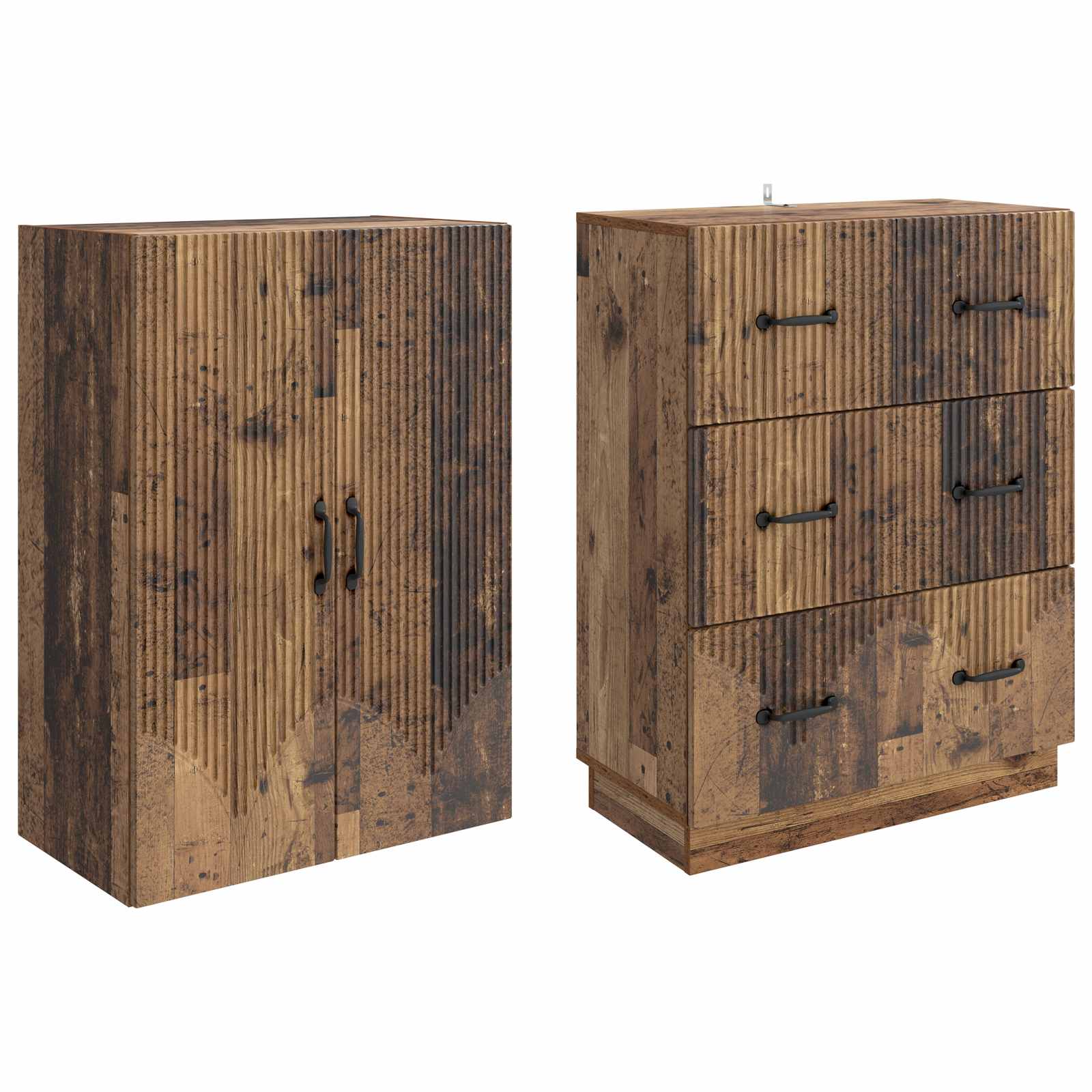 Ensemble de Meubles 2 pcs Bois ancien 66 x 34,5 x 87 cm - XIOS
