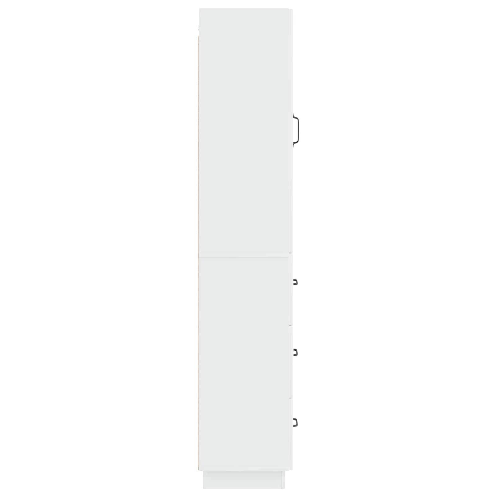 Ensemble de Meubles 2 pcs Blanc brillant 33 x 34,5 x 87 cm - XIOS