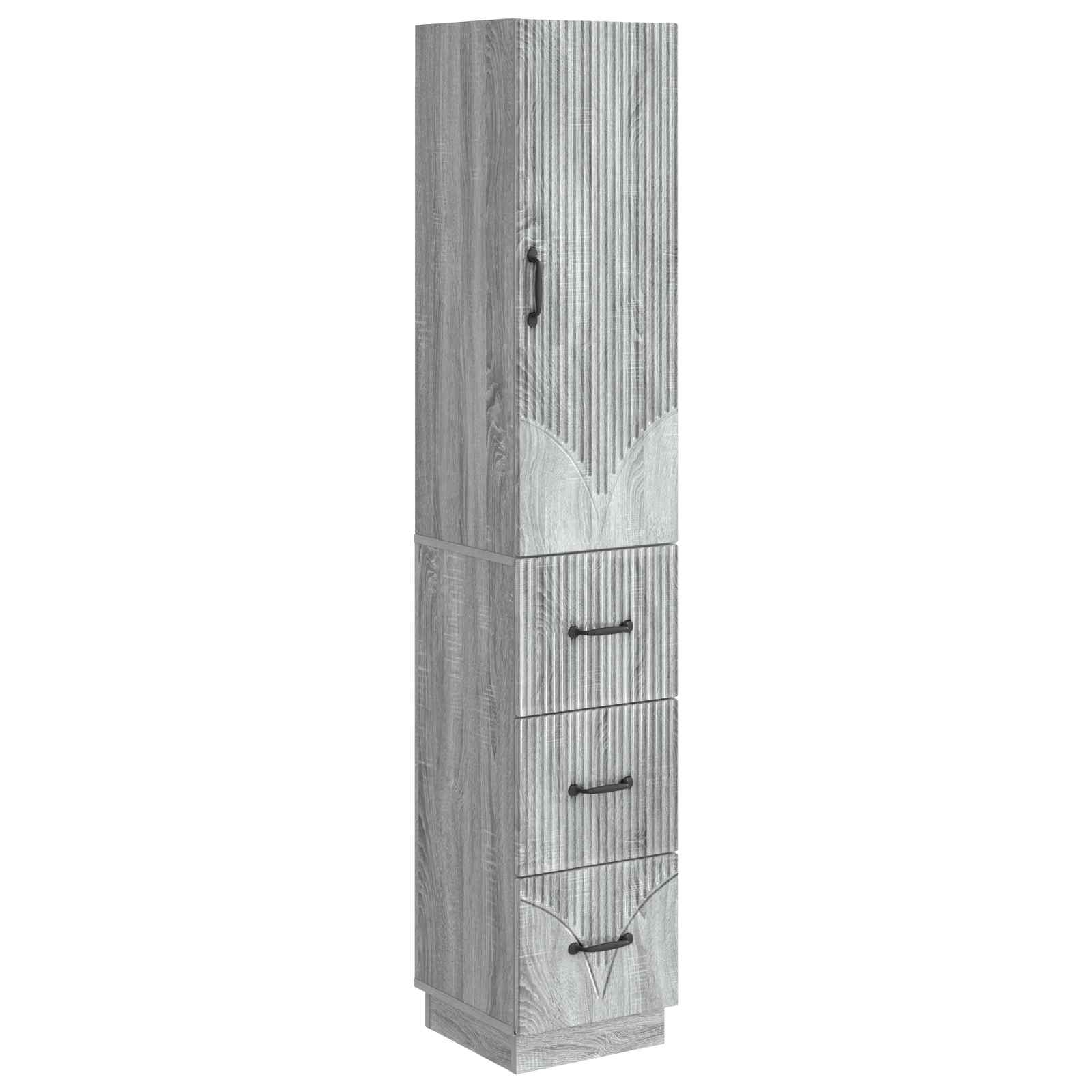 Ensemble de Meubles 2 pcs Sonoma gris 33 x 34,5 x 87 cm - XIOS