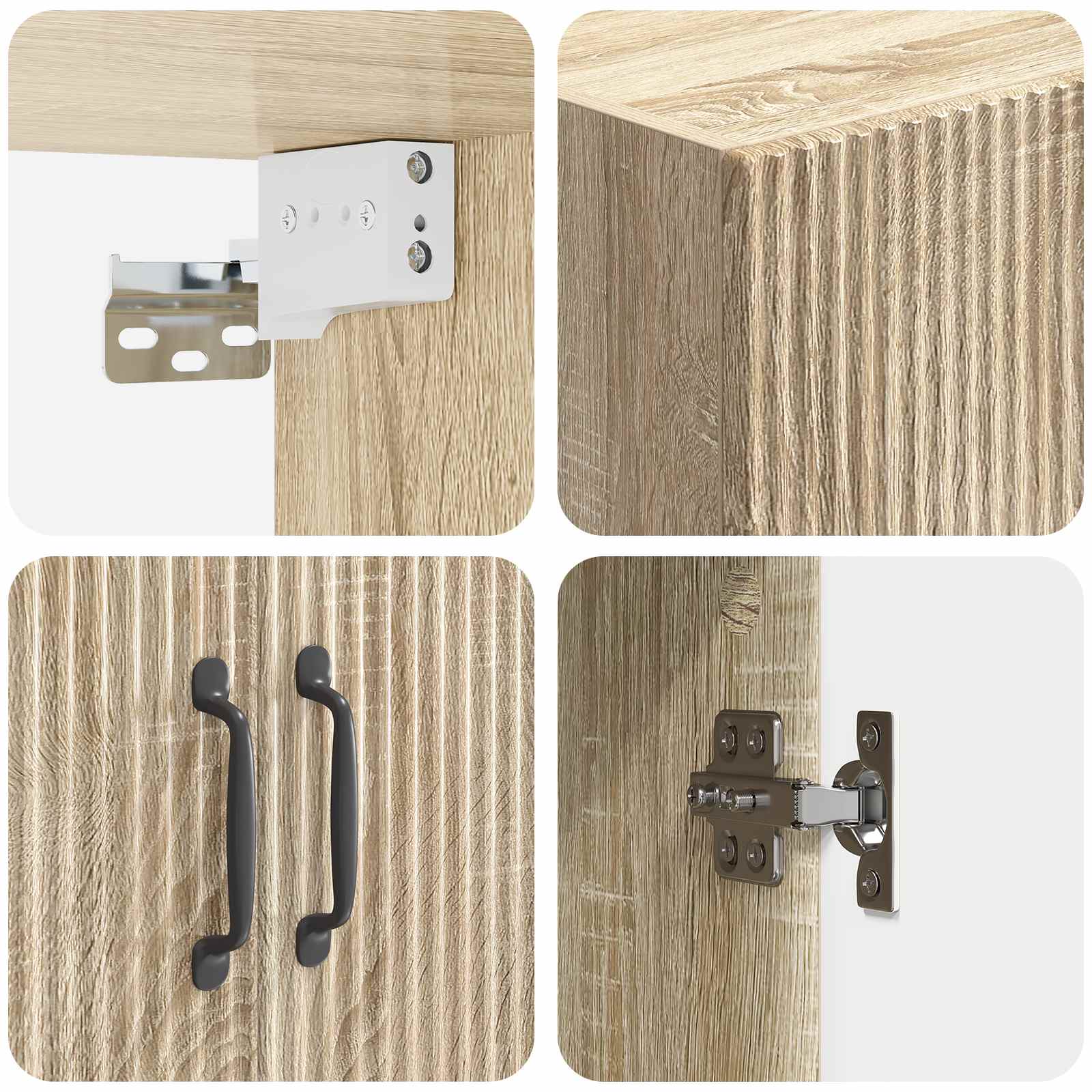 Ensemble de Meubles 2 pcs Chêne Sonoma Bois d'ingénierie - XIOS