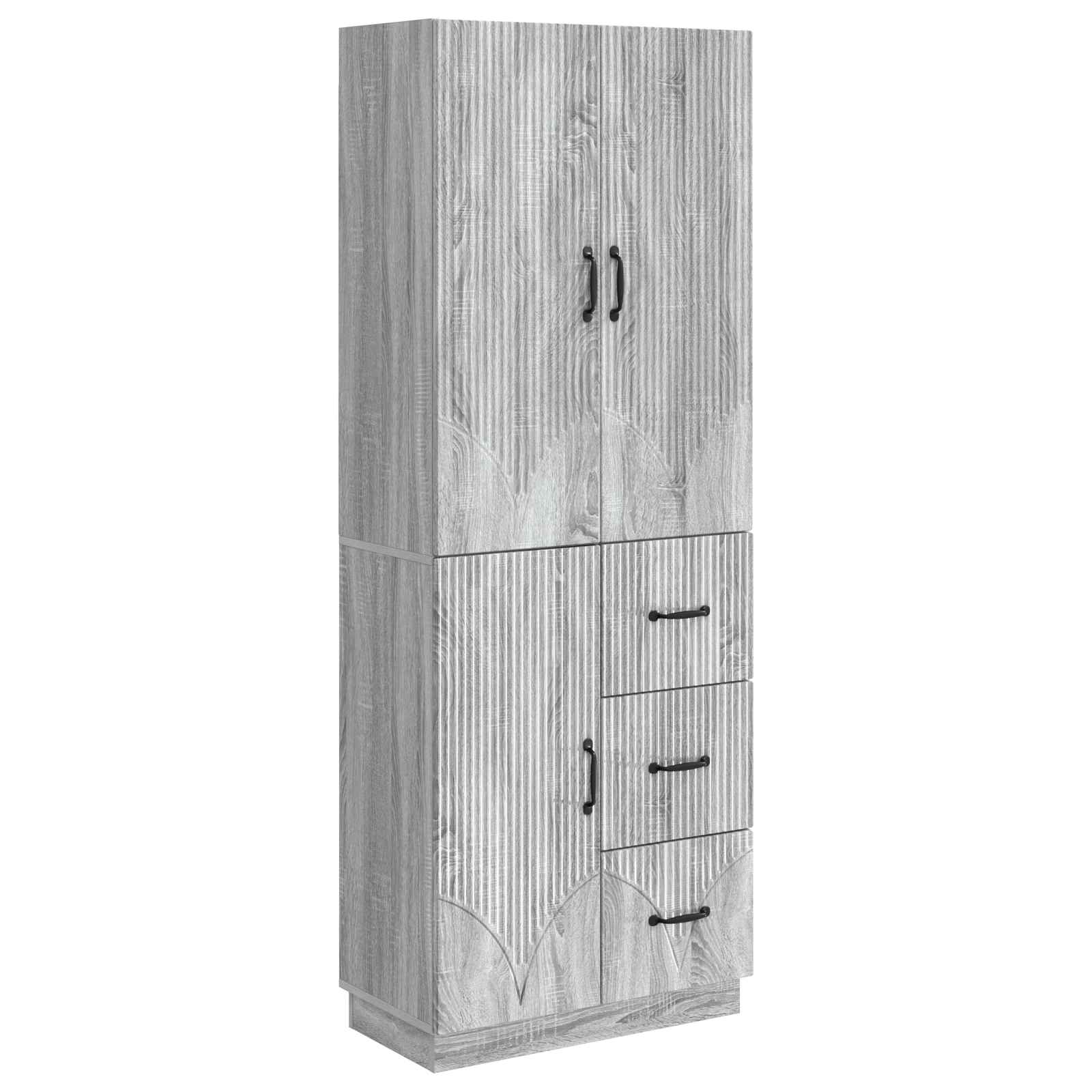 Ensemble de Meubles 2 pcs Sonoma gris Bois d'ingénierie - XIOS