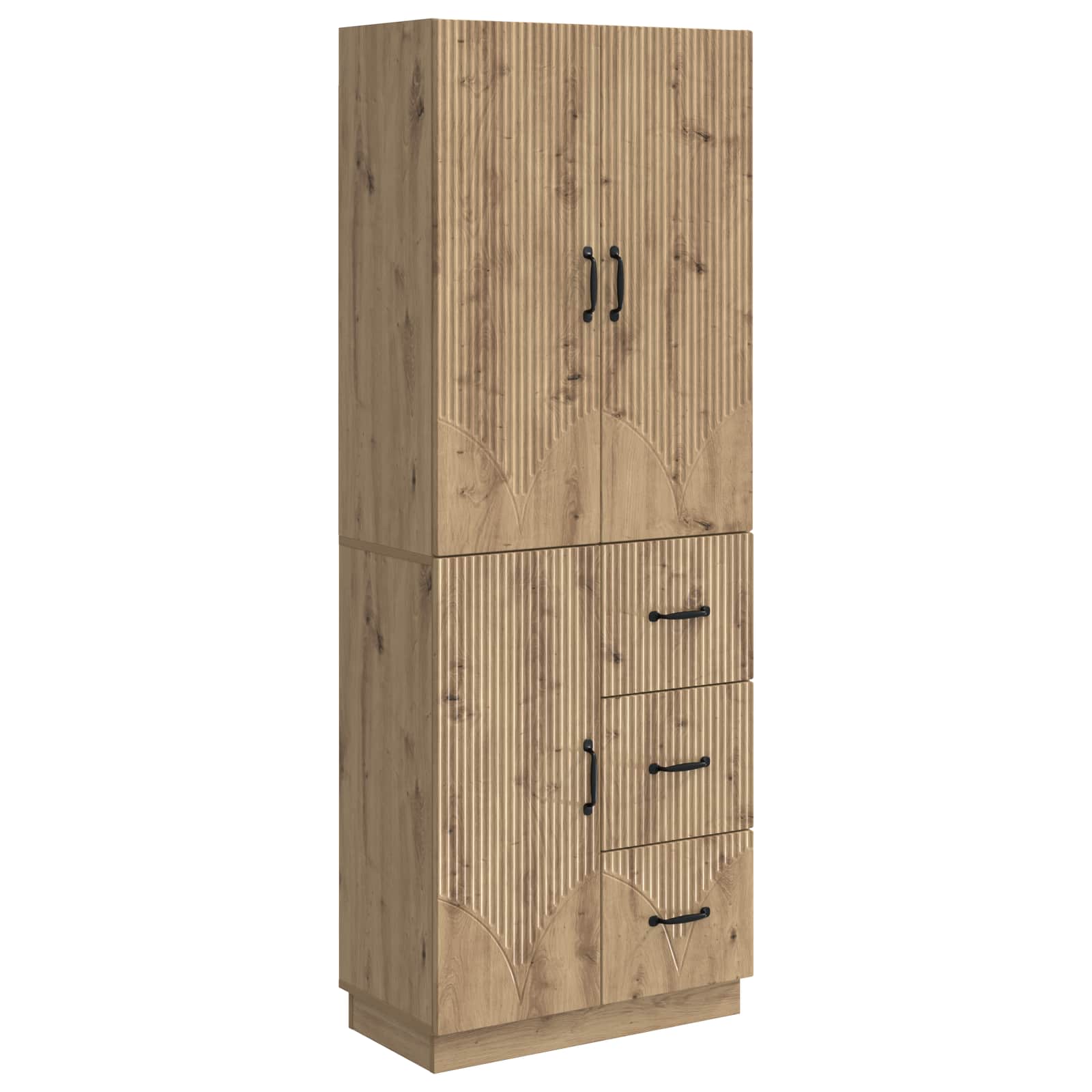 Ensemble de Meubles 2 pcs Chêne artisanal Bois d'ingénierie - XIOS