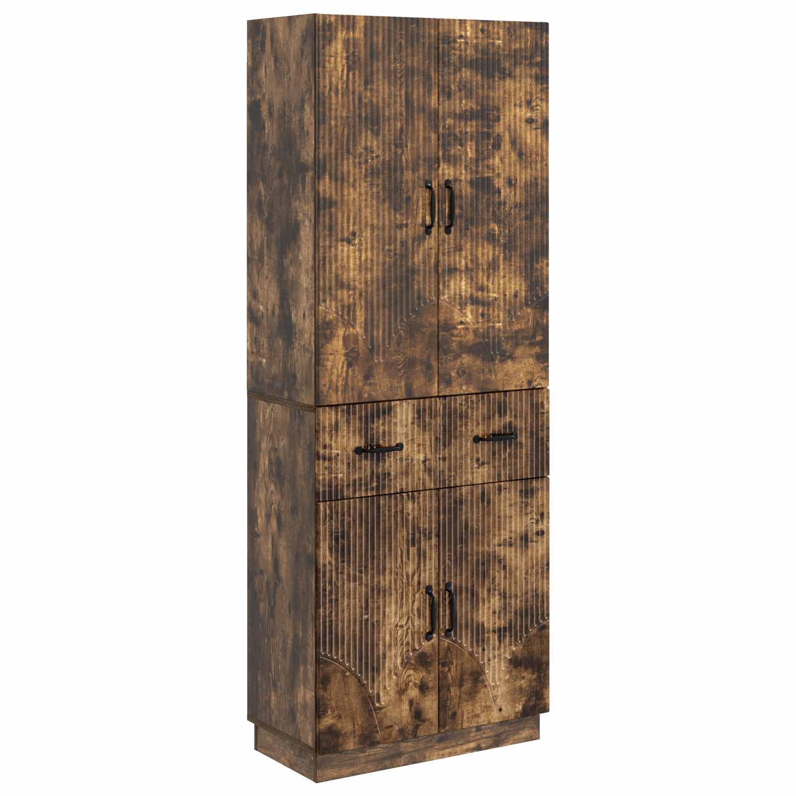 Ensemble de Meubles 2 pcs Chêne fumé Bois d'ingénierie - XIOS
