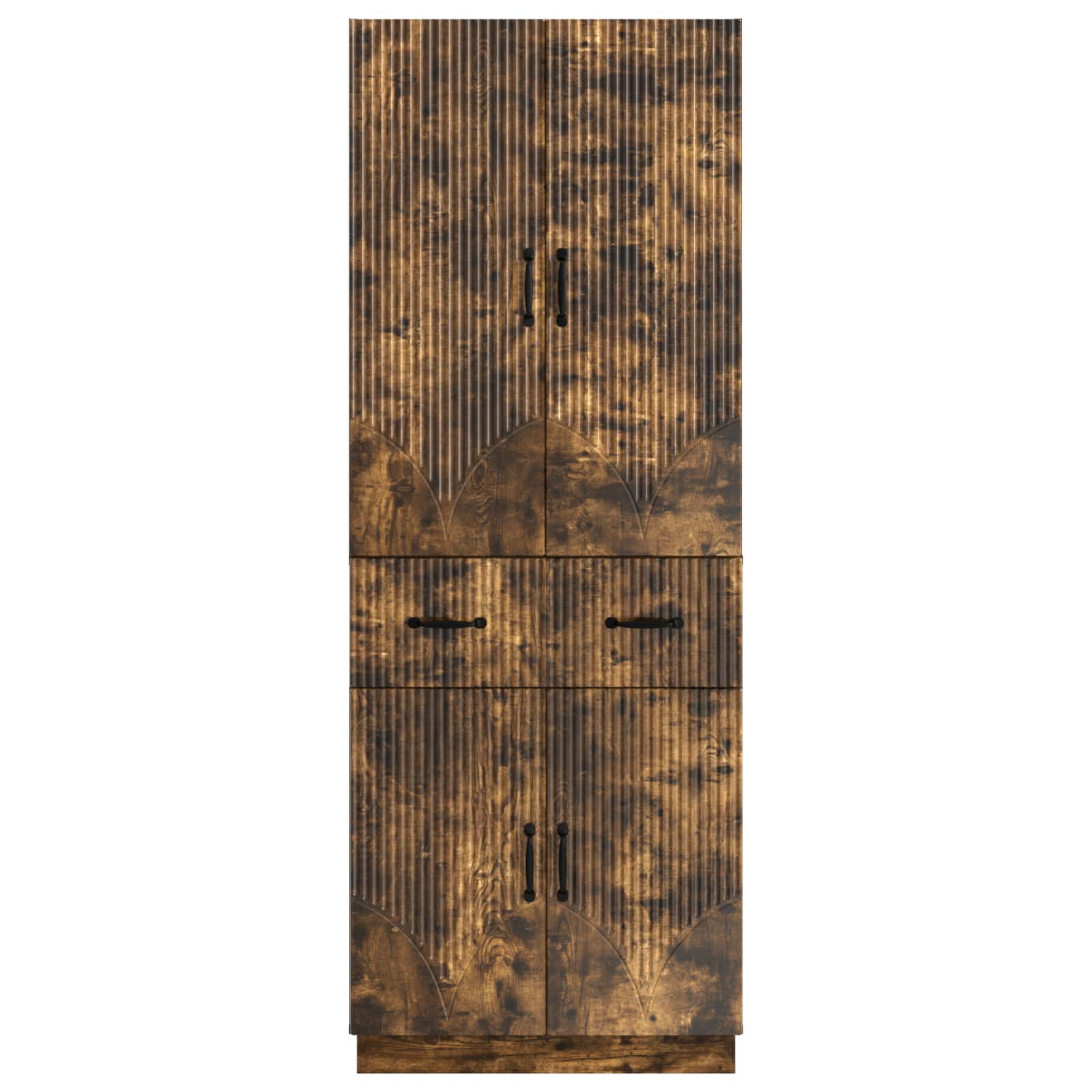 Ensemble de Meubles 2 pcs Chêne fumé Bois d'ingénierie - XIOS