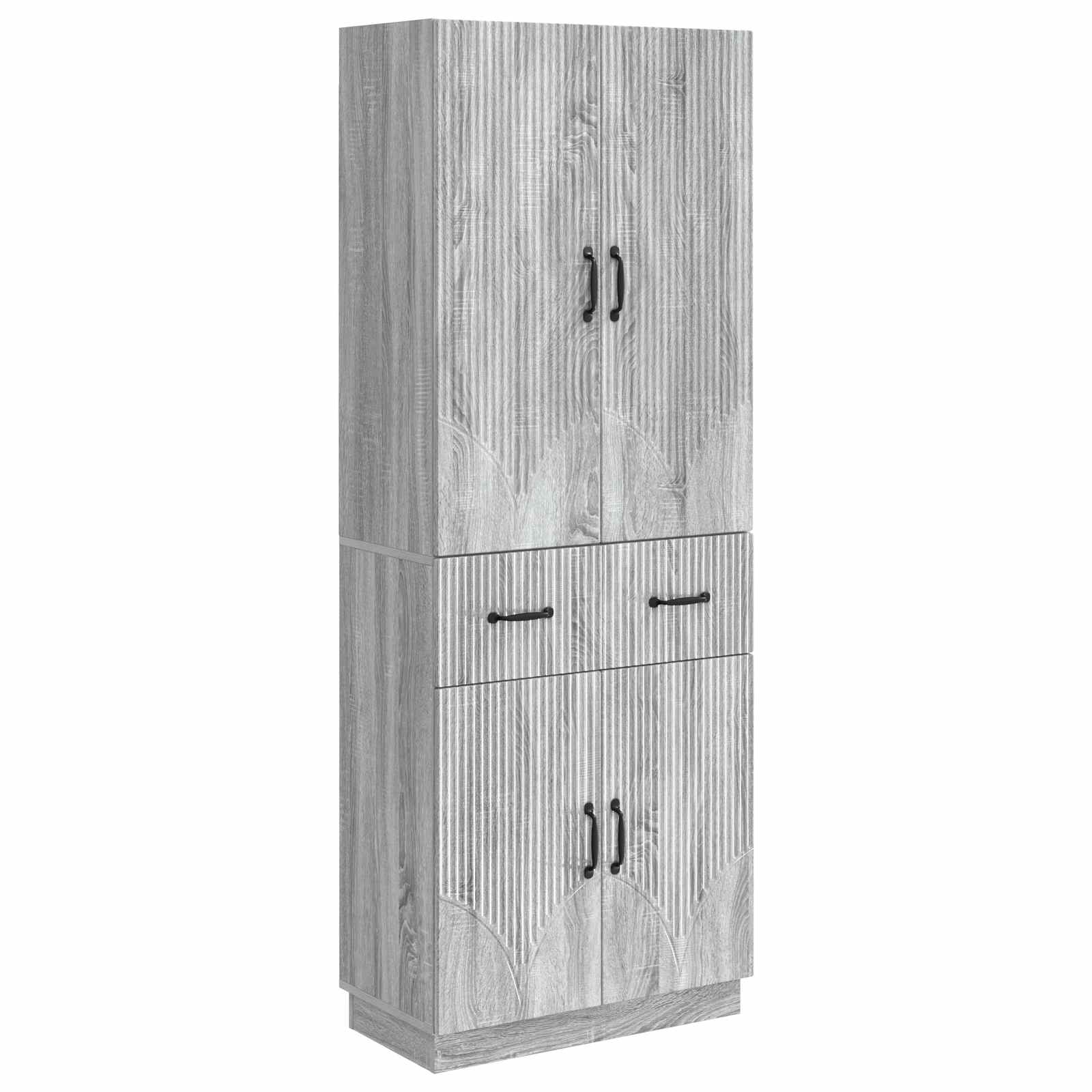 Ensemble de Meubles 2 pcs Sonoma gris Bois d'ingénierie - XIOS