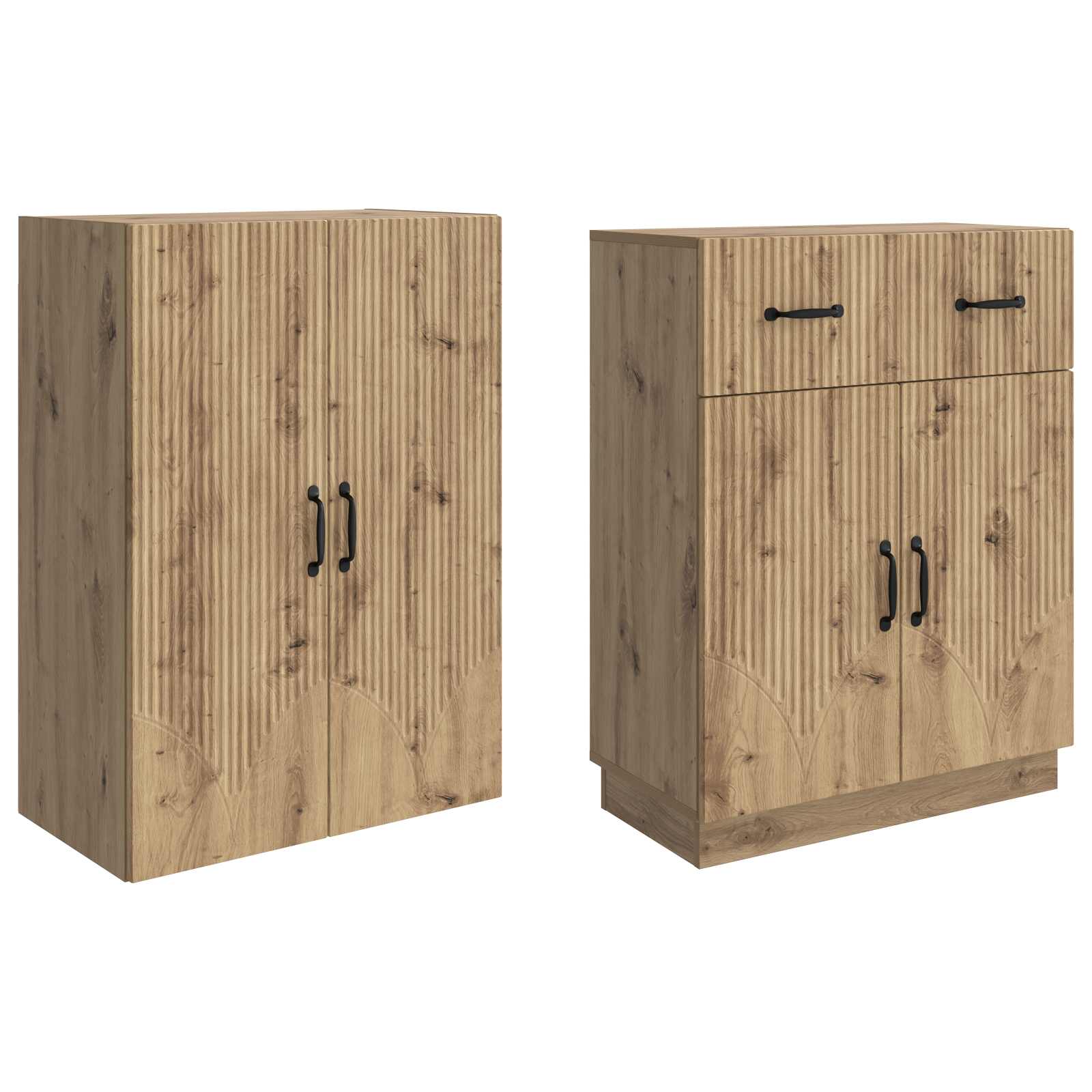 Ensemble de Meubles 2 pcs Chêne artisanal Bois d'ingénierie - XIOS