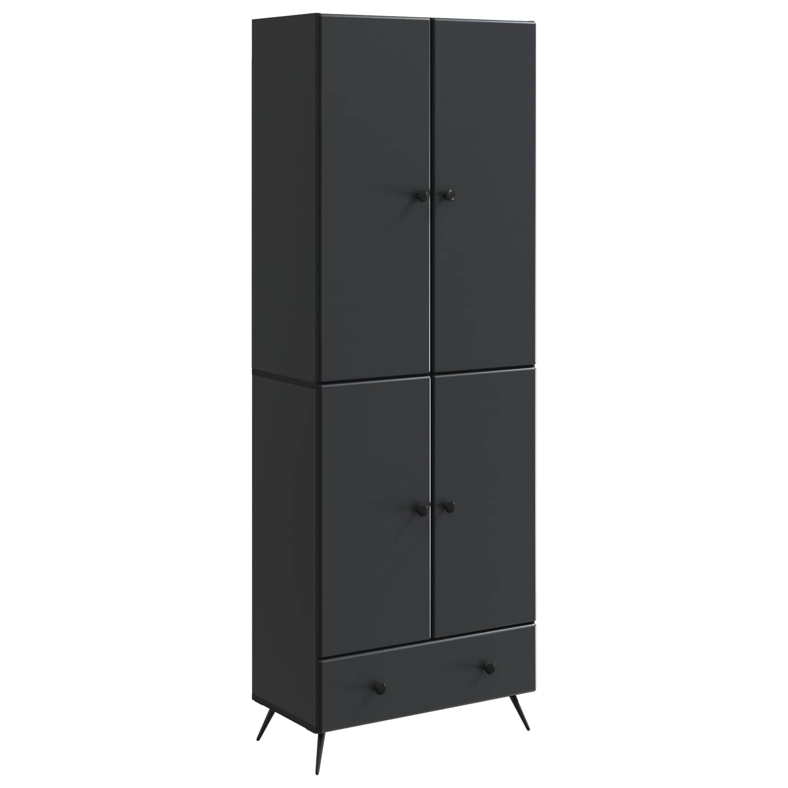 Ensemble de Meubles 2 pcs Noir Bois d'ingénierie - XIOS