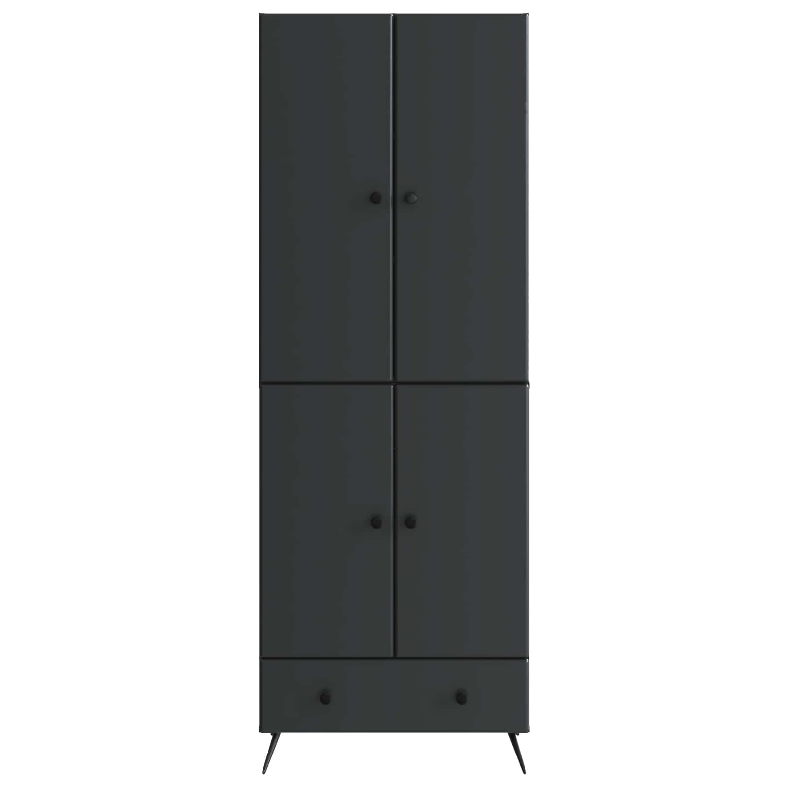 Ensemble de Meubles 2 pcs Noir Bois d'ingénierie - XIOS