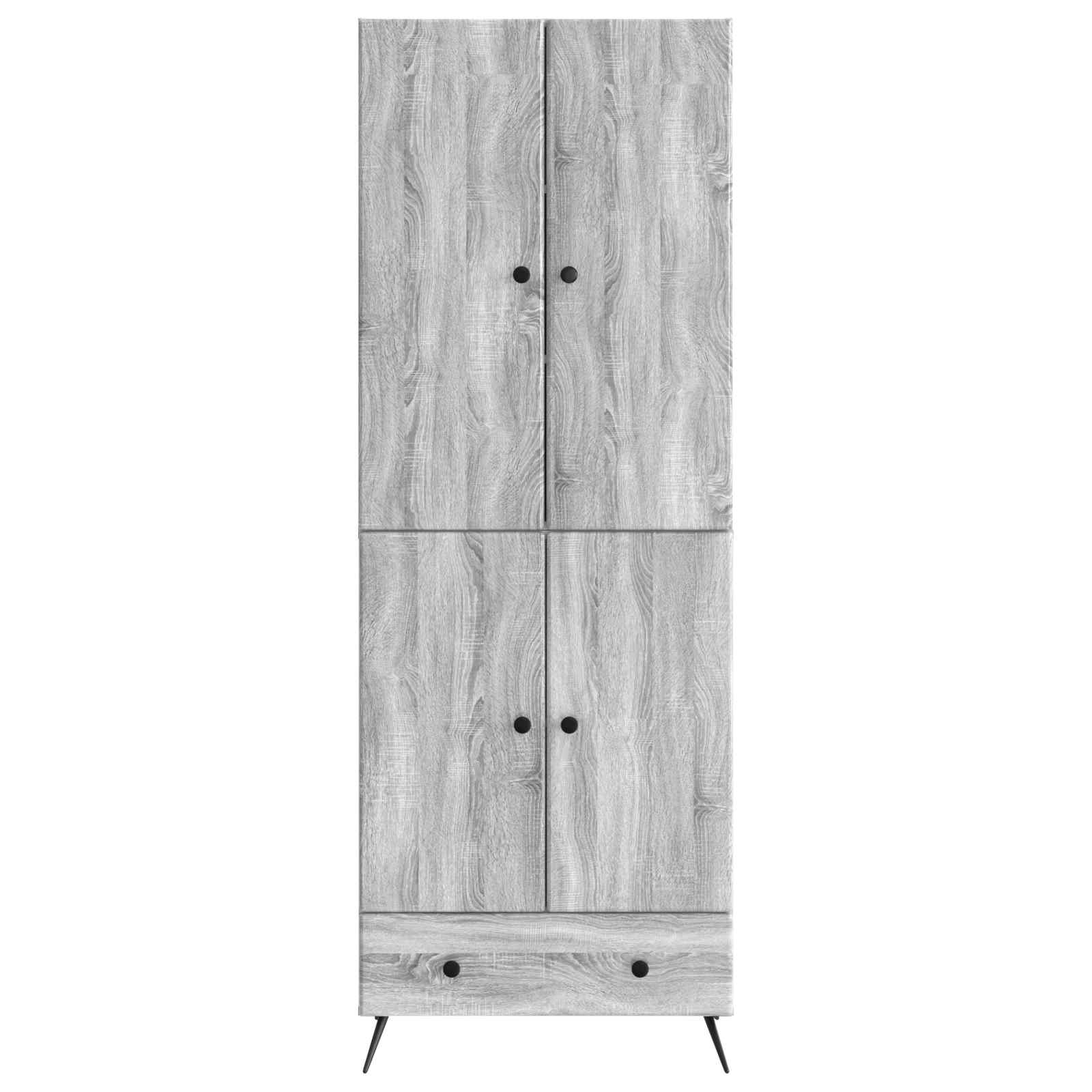 Ensemble de Meubles 2 pcs Sonoma gris Bois d'ingénierie - XIOS