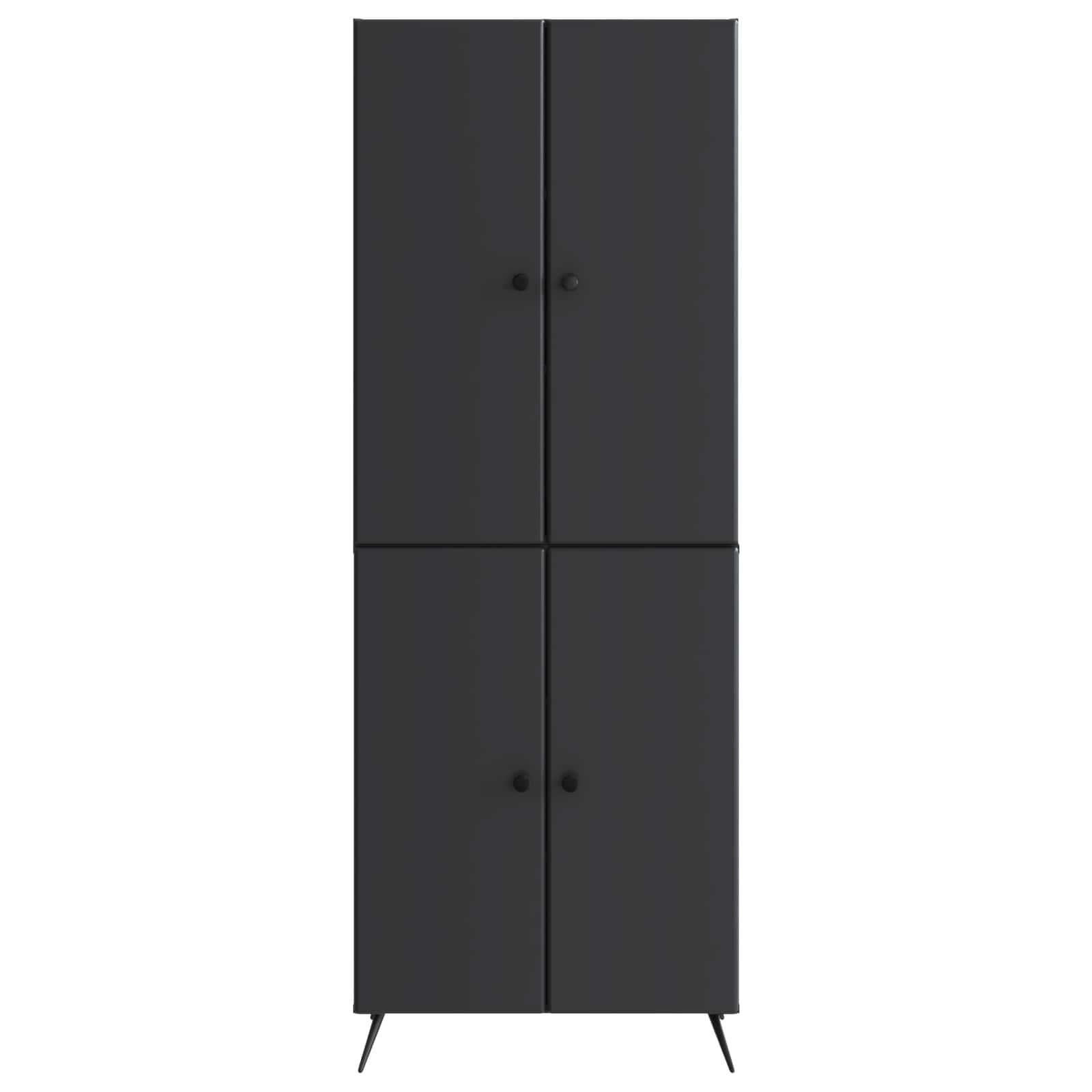 Ensemble de Meubles 2 pcs Noir Bois d'ingénierie - XIOS