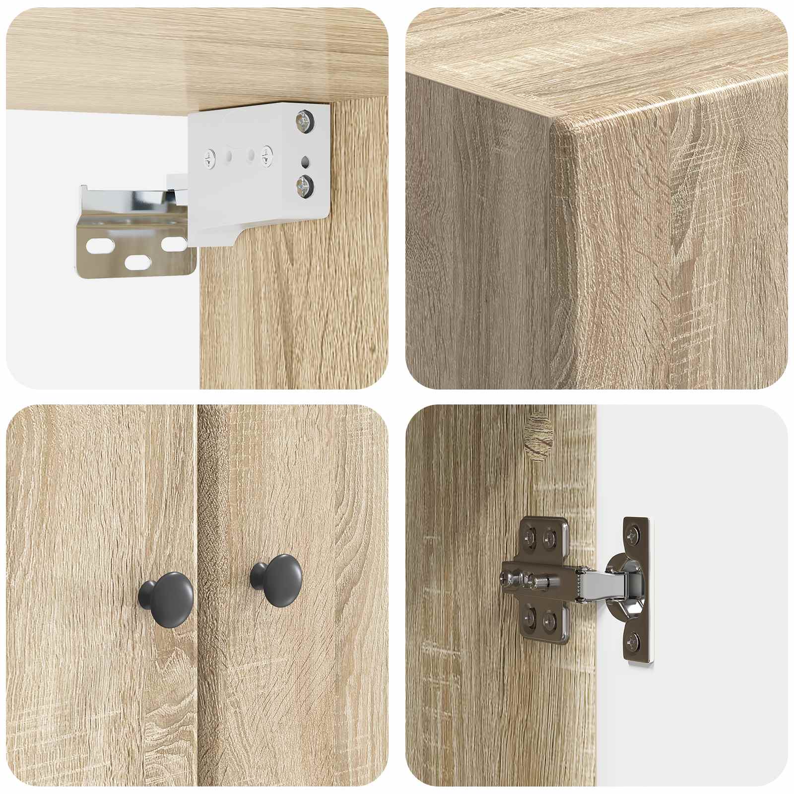 Ensemble de Meubles 2 pcs Chêne Sonoma Bois d'ingénierie - XIOS