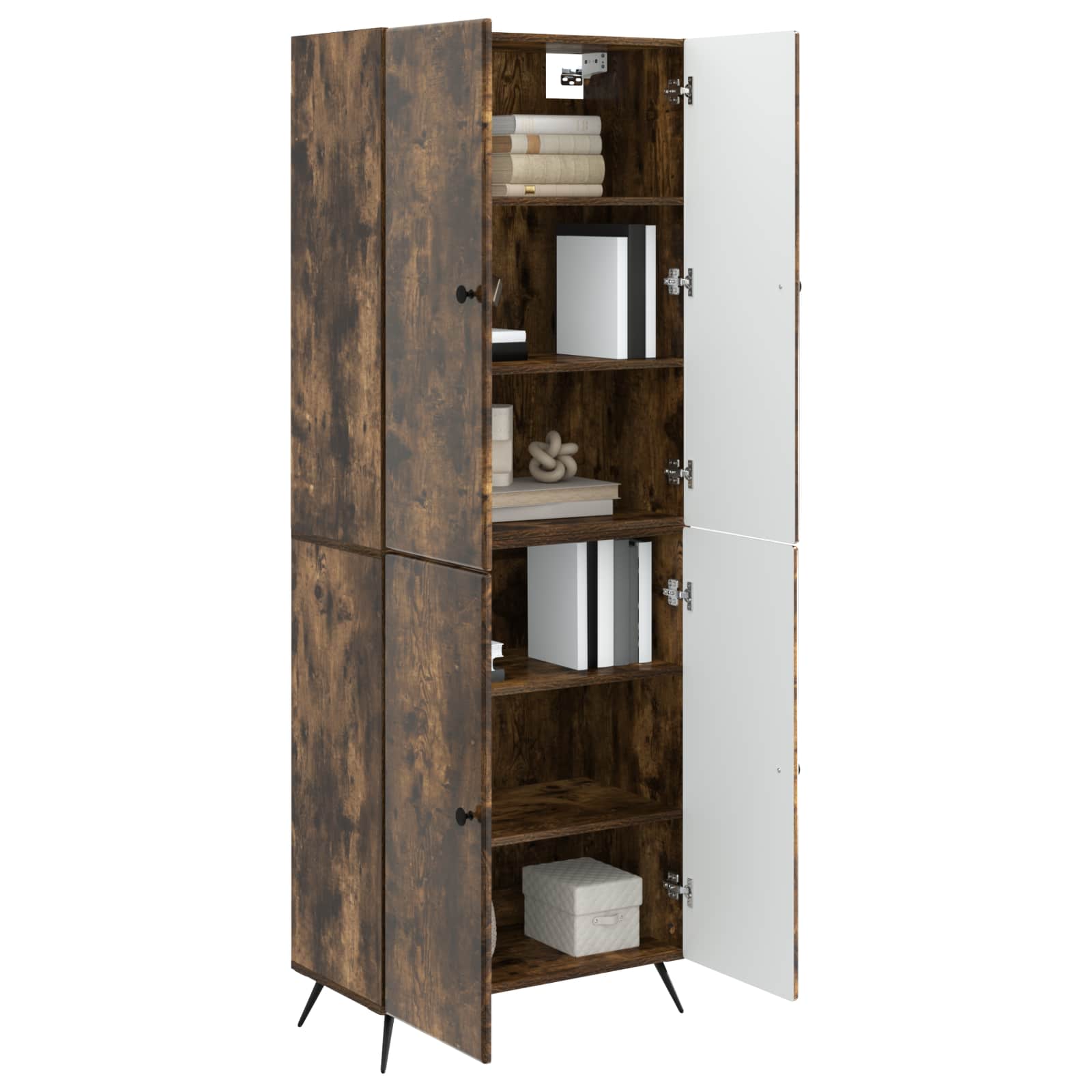 Ensemble de Meubles 2 pcs Chêne fumé Bois d'ingénierie - XIOS