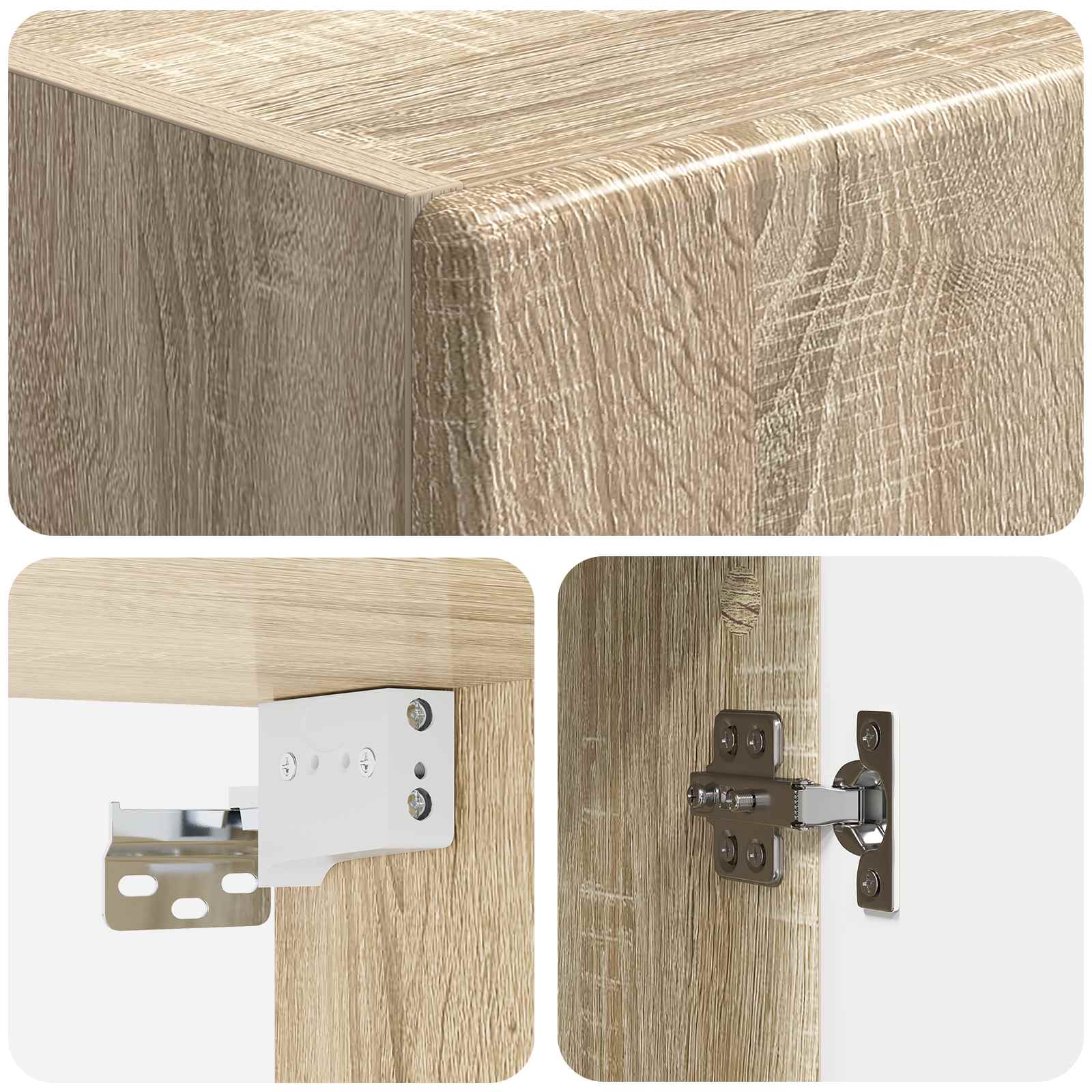 Ensemble de Meubles 2 pcs Chêne Sonoma Bois d'ingénierie - XIOS