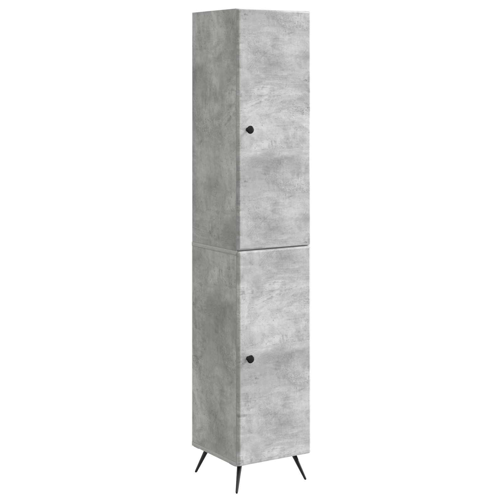 Ensemble de Meubles 2 pcs Gris béton Bois d'ingénierie - XIOS