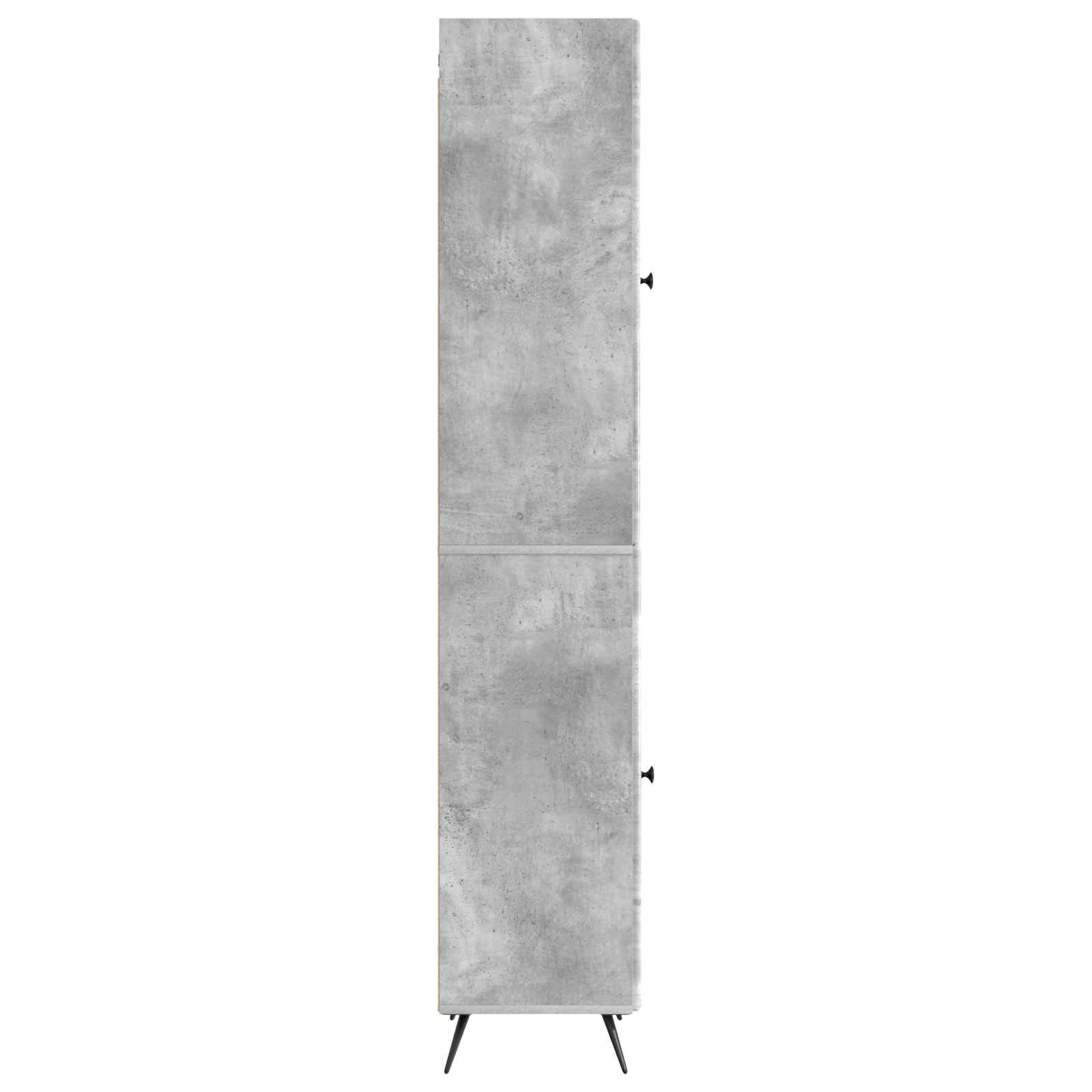 Ensemble de Meubles 2 pcs Gris béton Bois d'ingénierie - XIOS