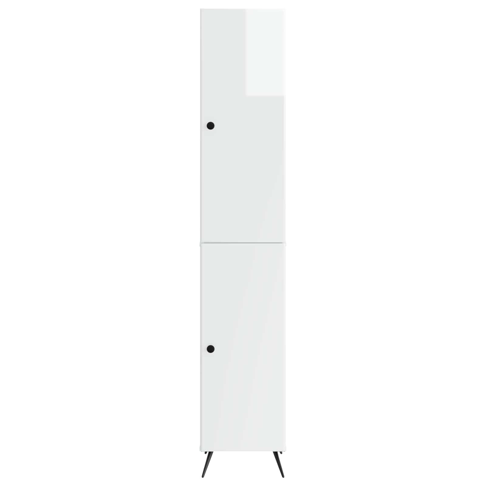 Ensemble de Meubles 2 pcs Blanc brillant Bois d'ingénierie - XIOS