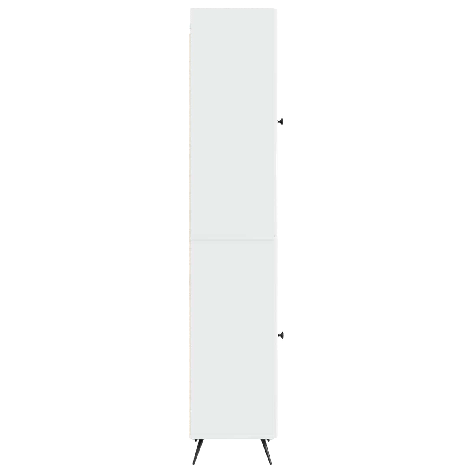 Ensemble de Meubles 2 pcs Blanc brillant Bois d'ingénierie - XIOS