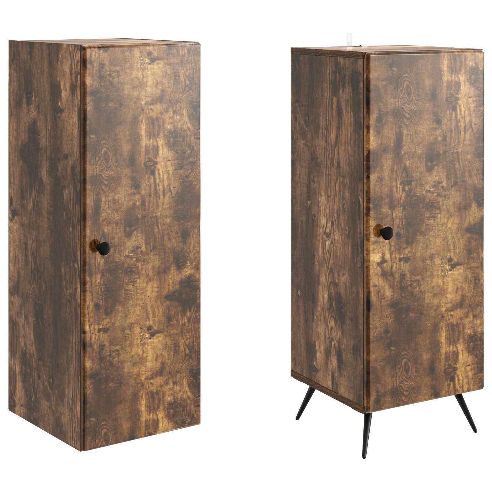 Ensemble de Meubles 2 pcs Chêne fumé Bois d'ingénierie - XIOS
