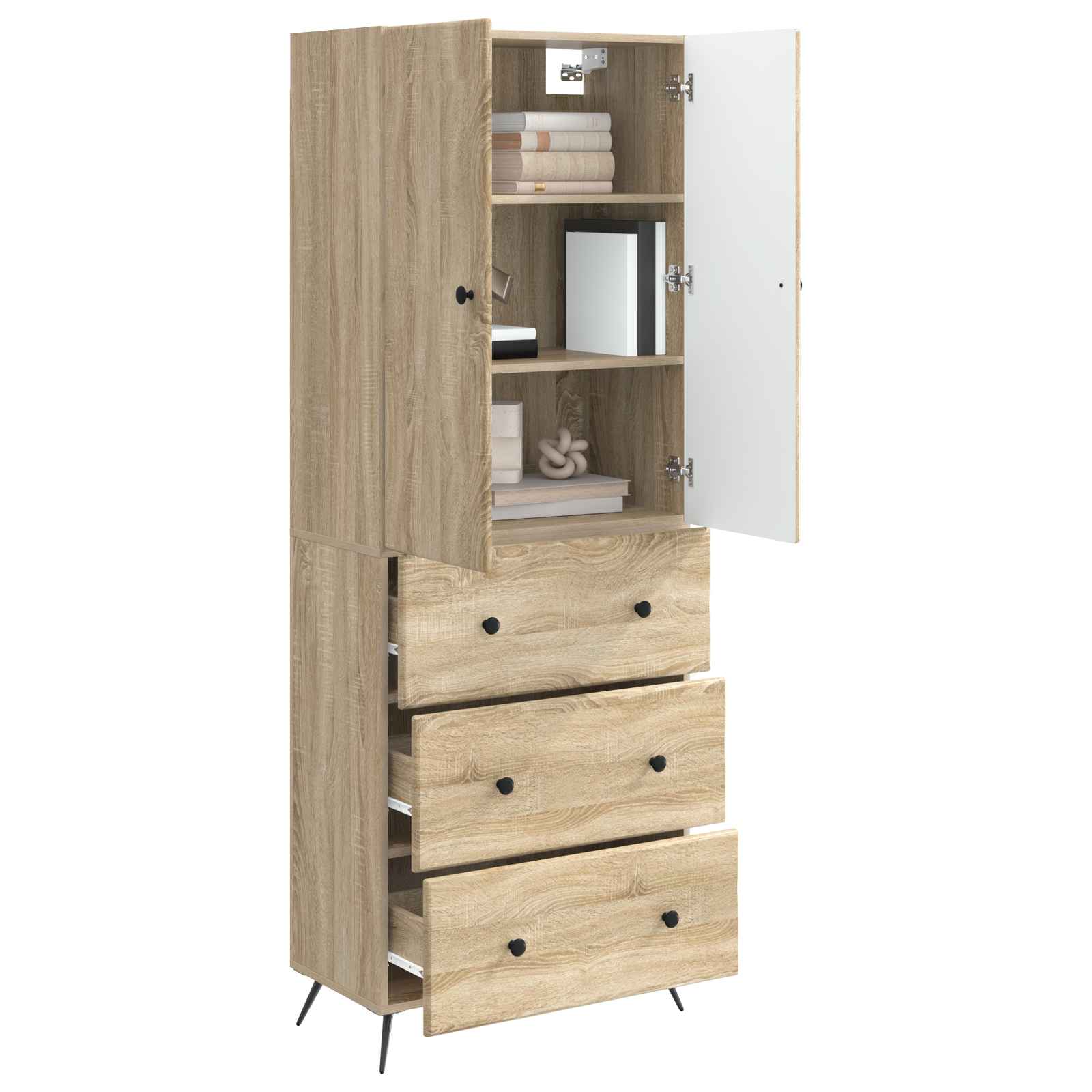 Ensemble de Meubles 2 pcs Chêne Sonoma 66 x 34,5 x 90 cm - XIOS