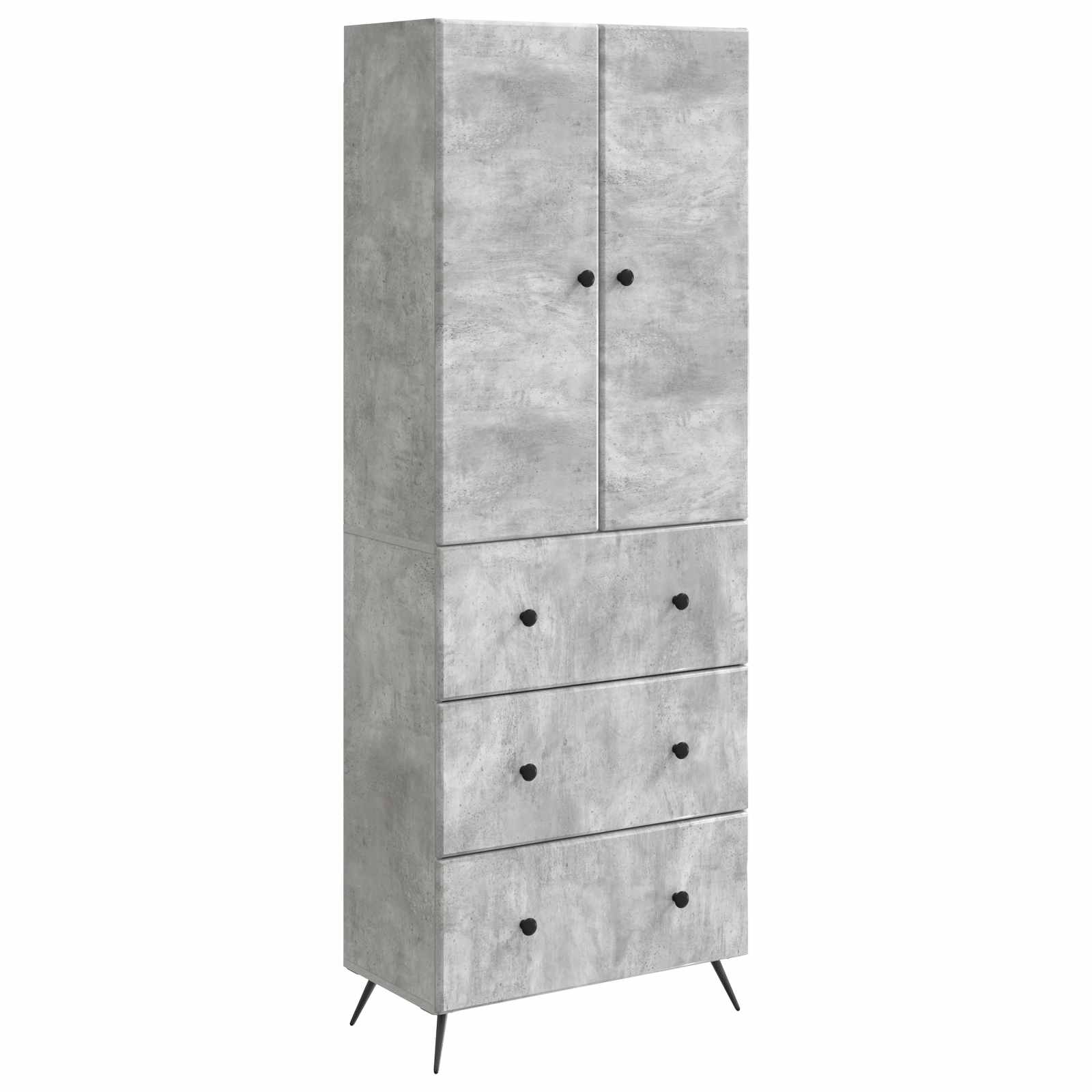 Ensemble de Meubles 2 pcs Gris béton 66 x 34,5 x 90 cm - XIOS
