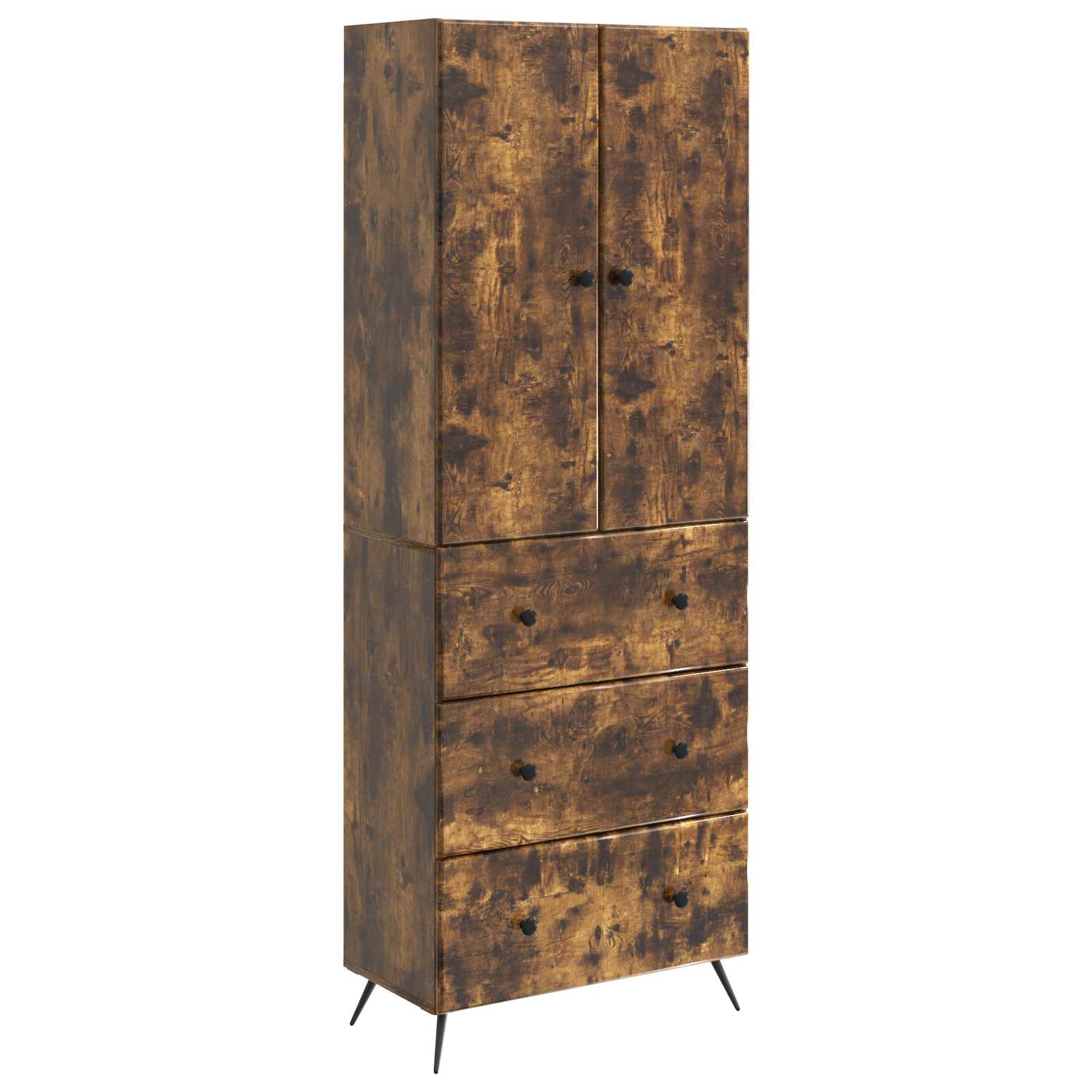 Ensemble de Meubles 2 pcs Chêne fumé 66 x 34,5 x 90 cm - XIOS