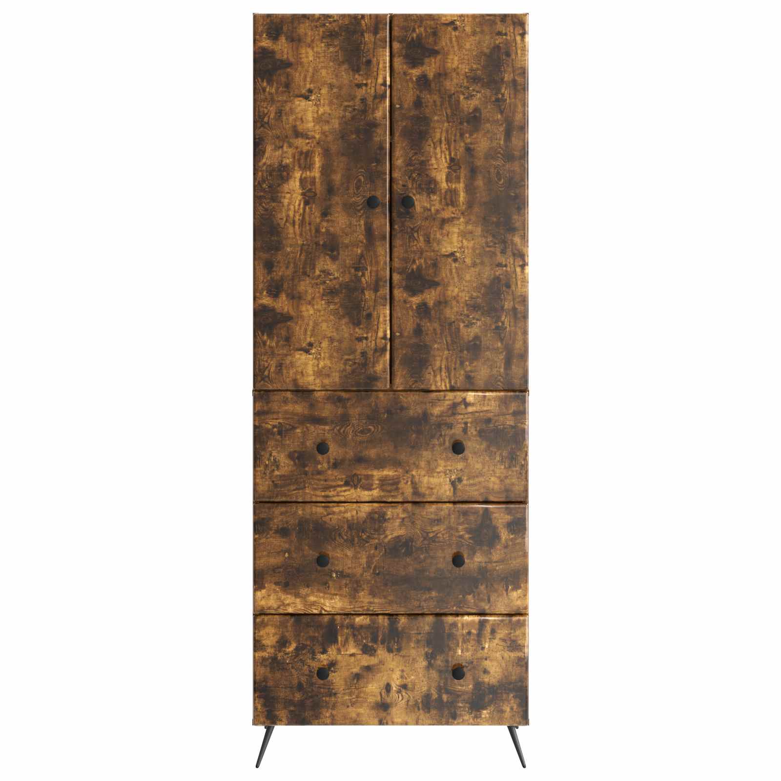 Ensemble de Meubles 2 pcs Chêne fumé 66 x 34,5 x 90 cm - XIOS