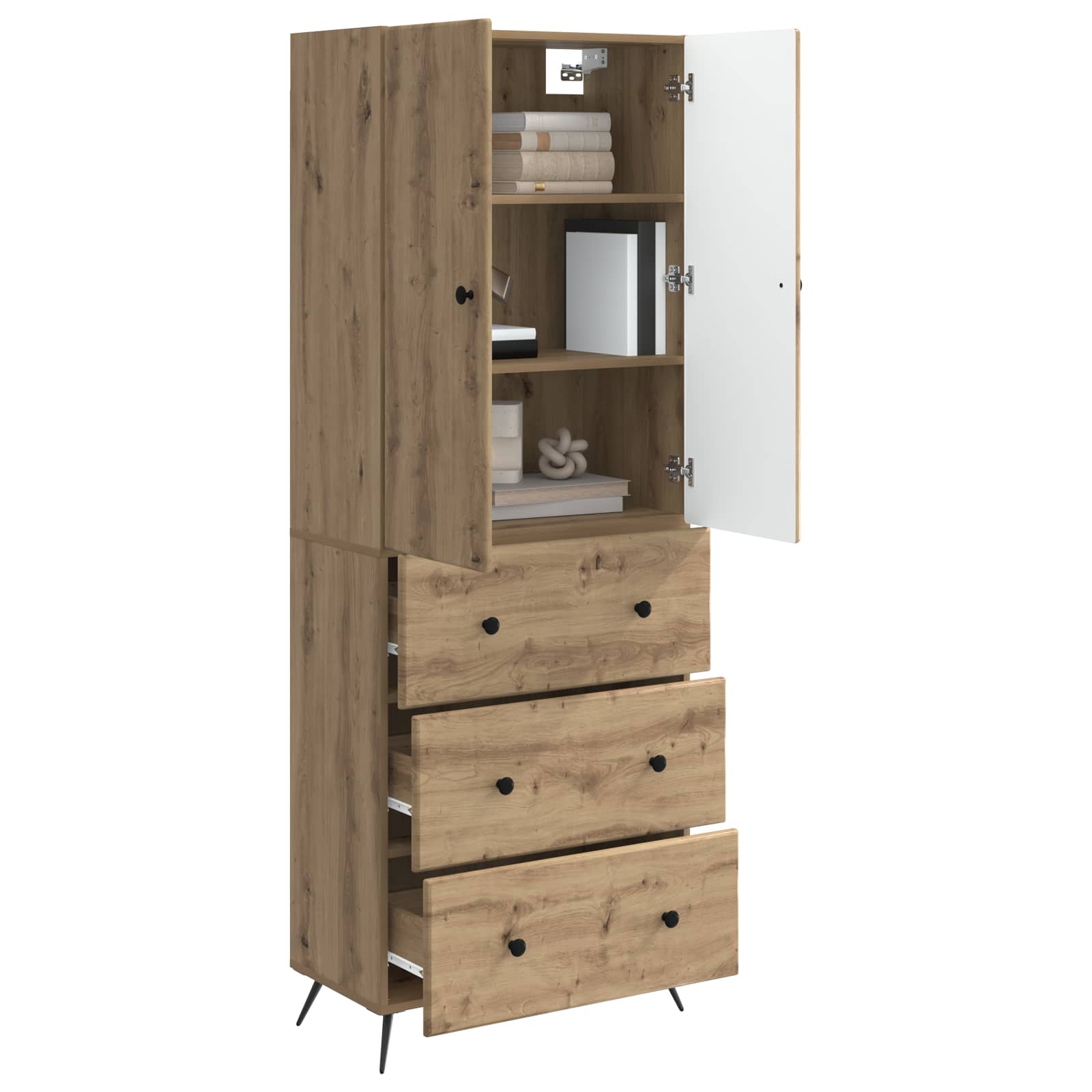 Ensemble de Meubles 2 pcs Chêne artisanal 66 x 34,5 x 90 cm - XIOS