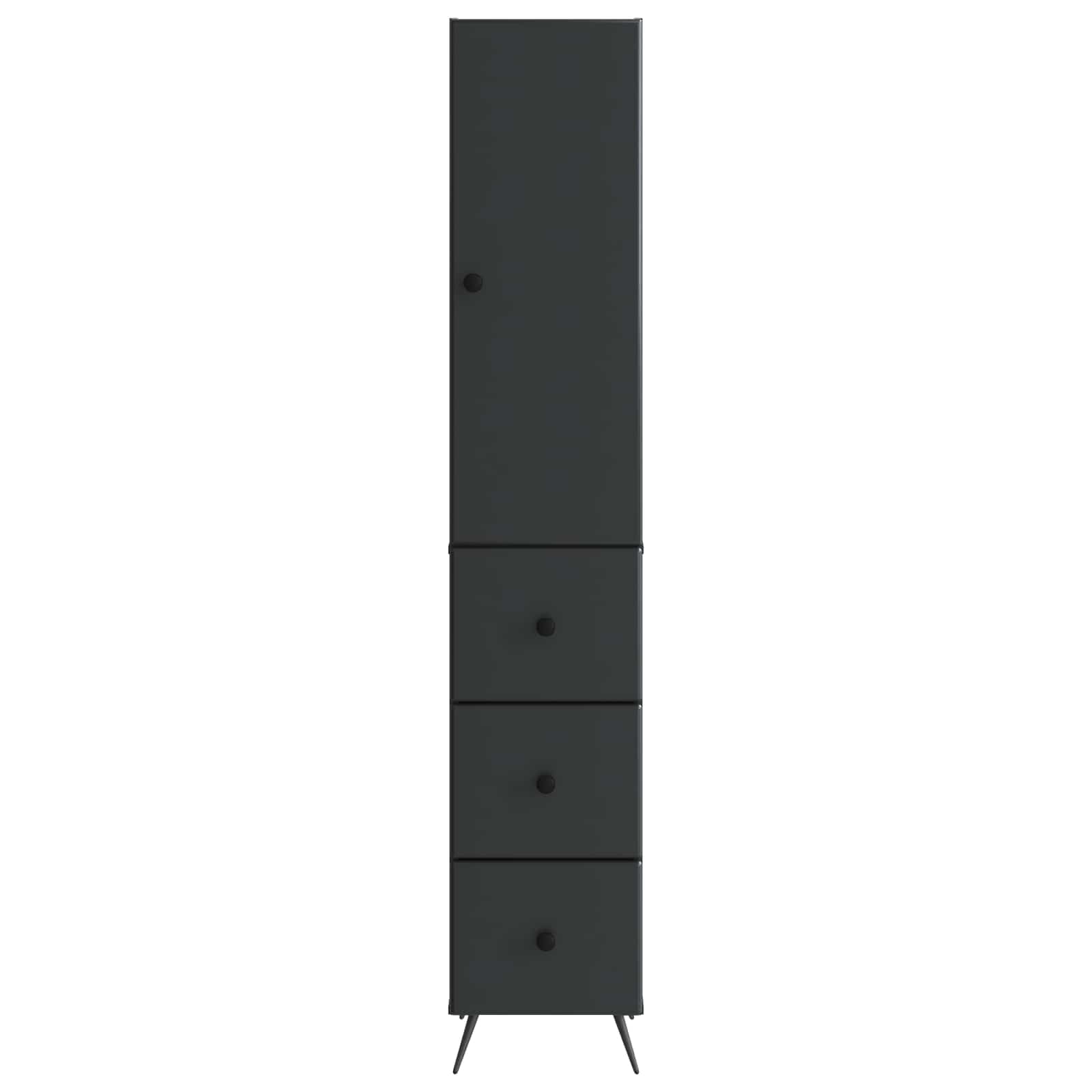 Ensemble de Meubles 2 pcs Noir 34,5 x 34,5 x 90 cm - XIOS