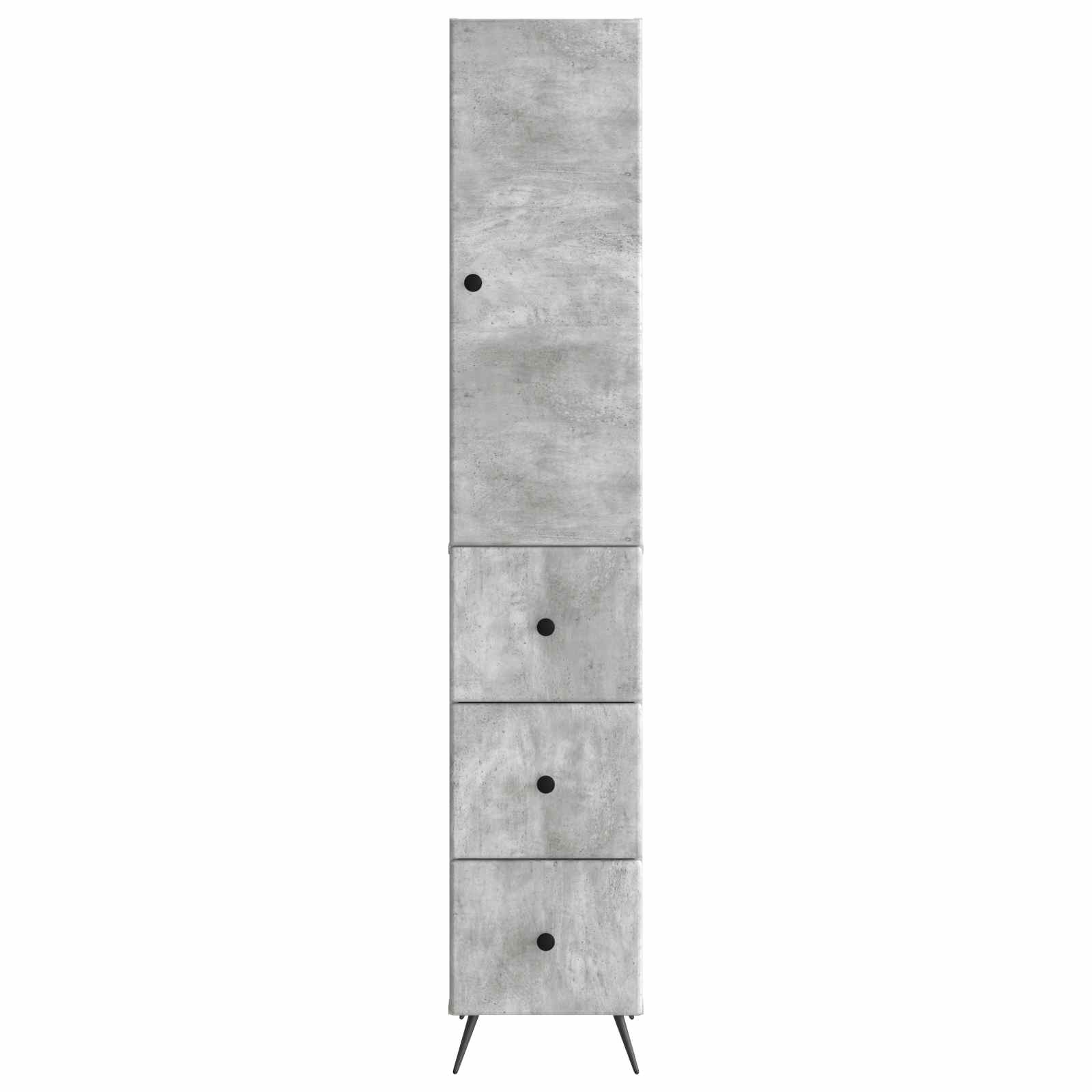 Ensemble de Meubles 2 pcs Gris béton 34,5 x 34,5 x 90 cm - XIOS