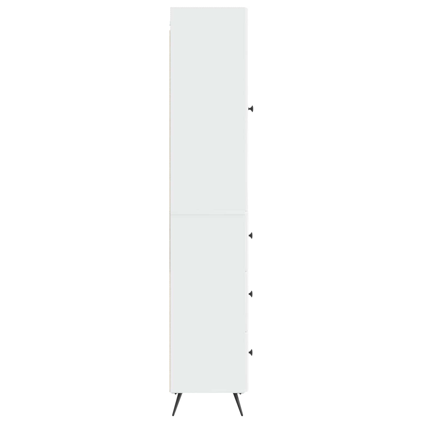 Ensemble de Meubles 2 pcs Blanc brillant 34,5 x 34,5 x 90 cm - XIOS