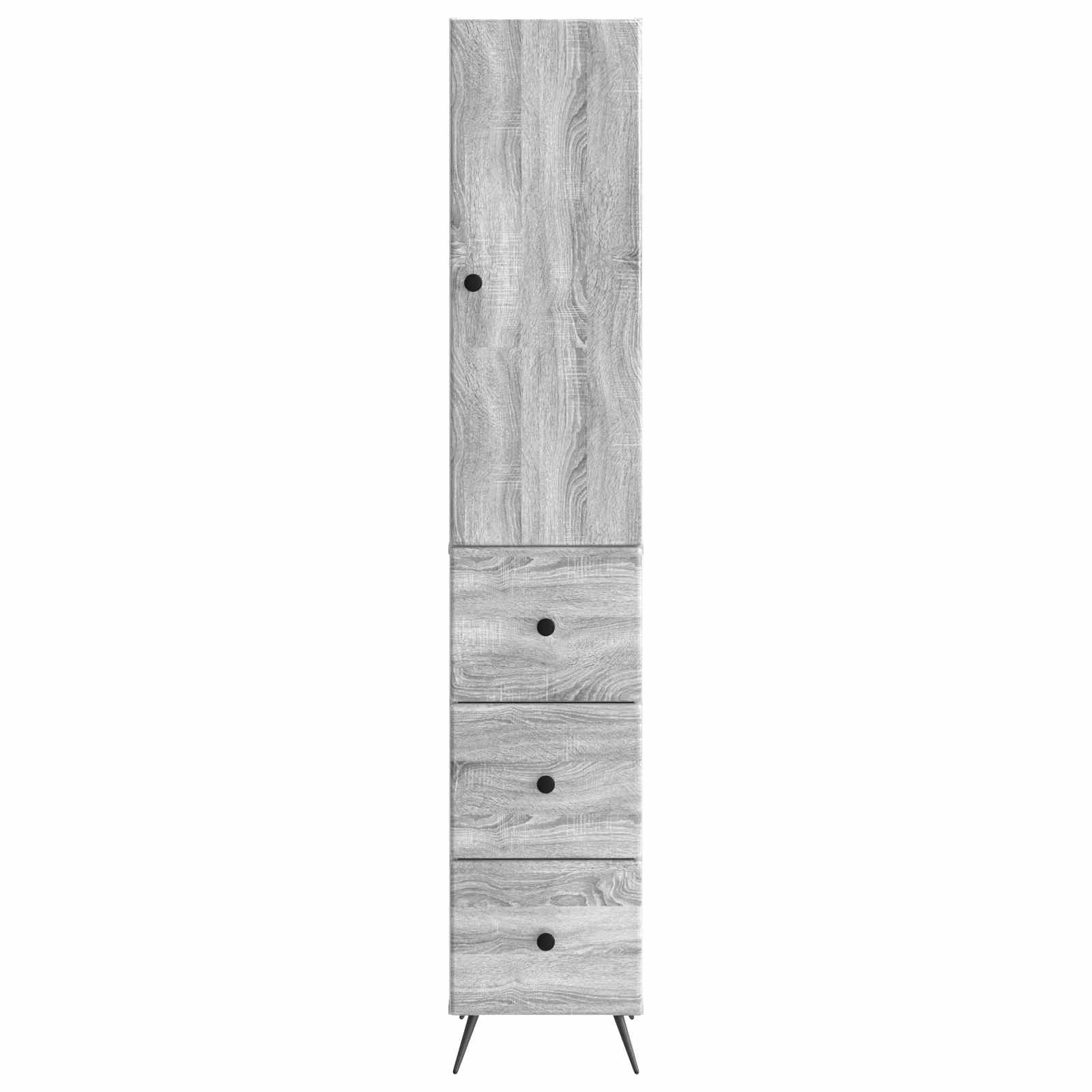 Ensemble de Meubles 2 pcs Sonoma gris 34,5 x 34,5 x 90 cm - XIOS
