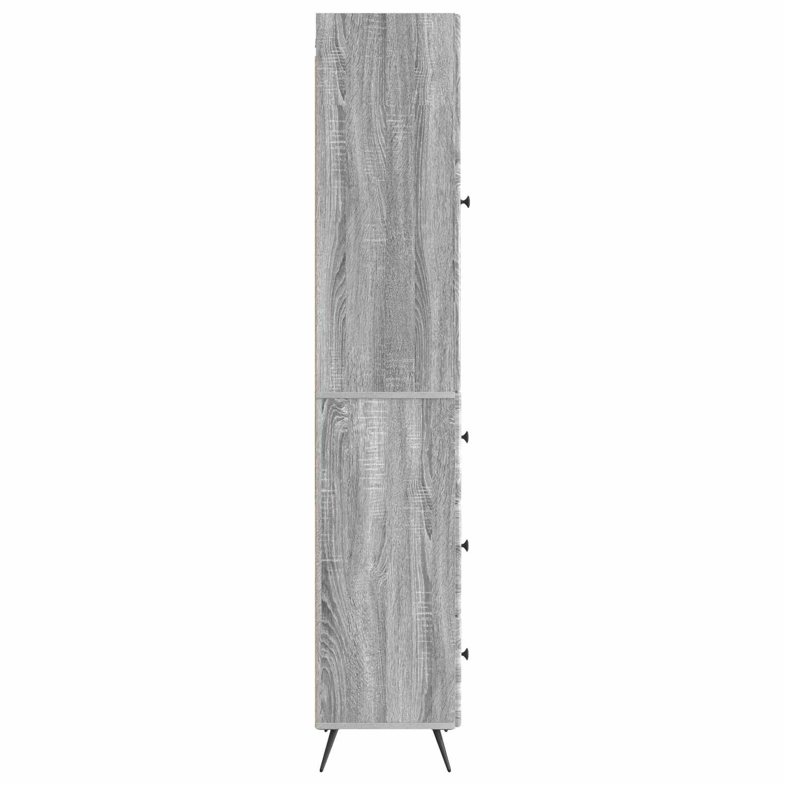 Ensemble de Meubles 2 pcs Sonoma gris 34,5 x 34,5 x 90 cm - XIOS