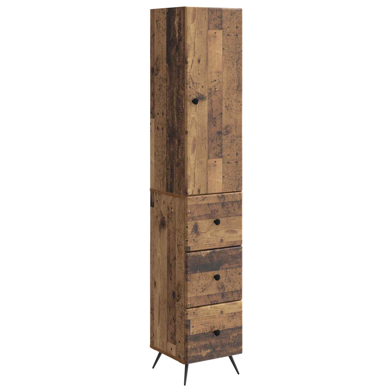 Ensemble de Meubles 2 pcs Bois ancien 34,5 x 34,5 x 90 cm - XIOS